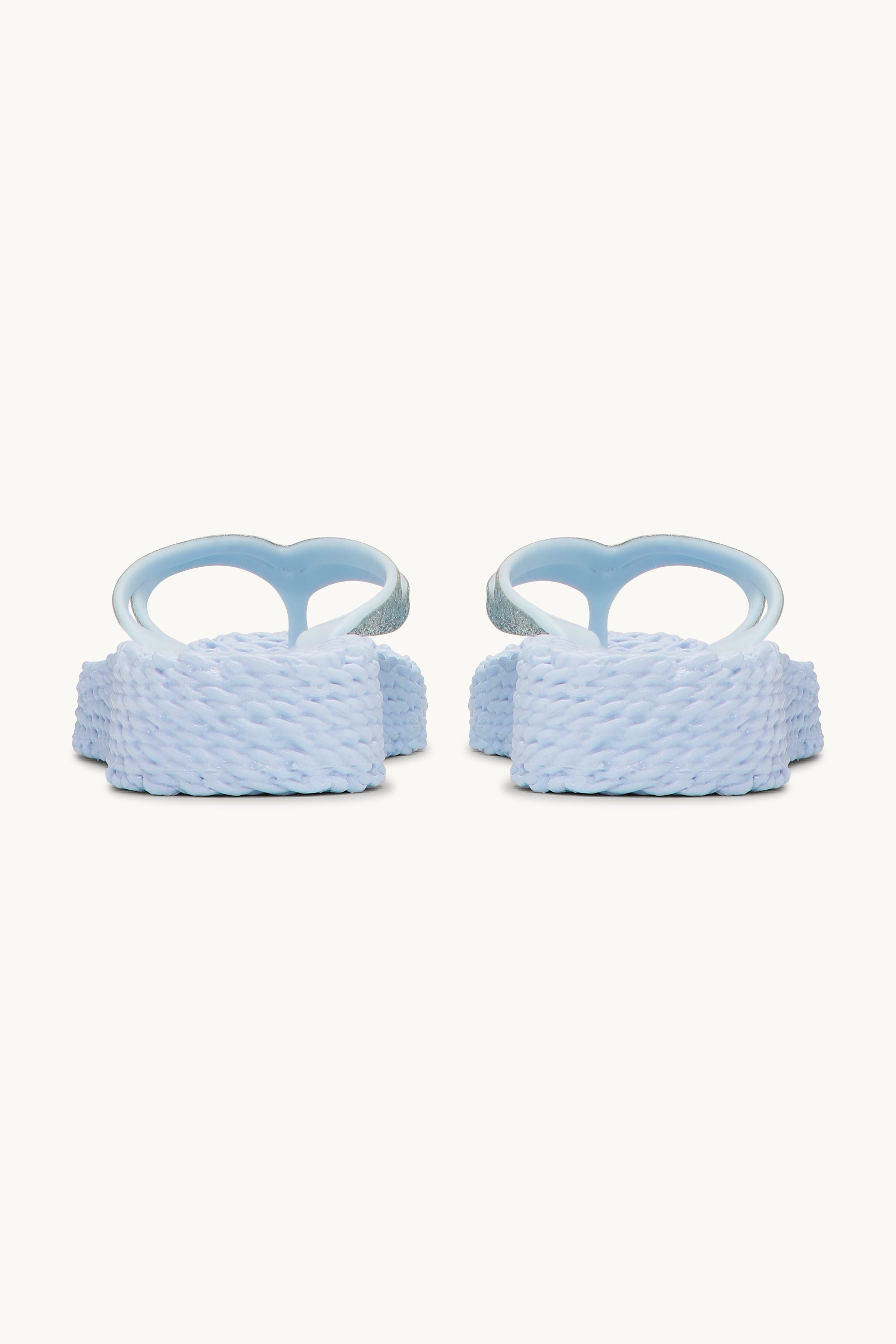 Plateau Flip-Flops Glitter - Blue Bell