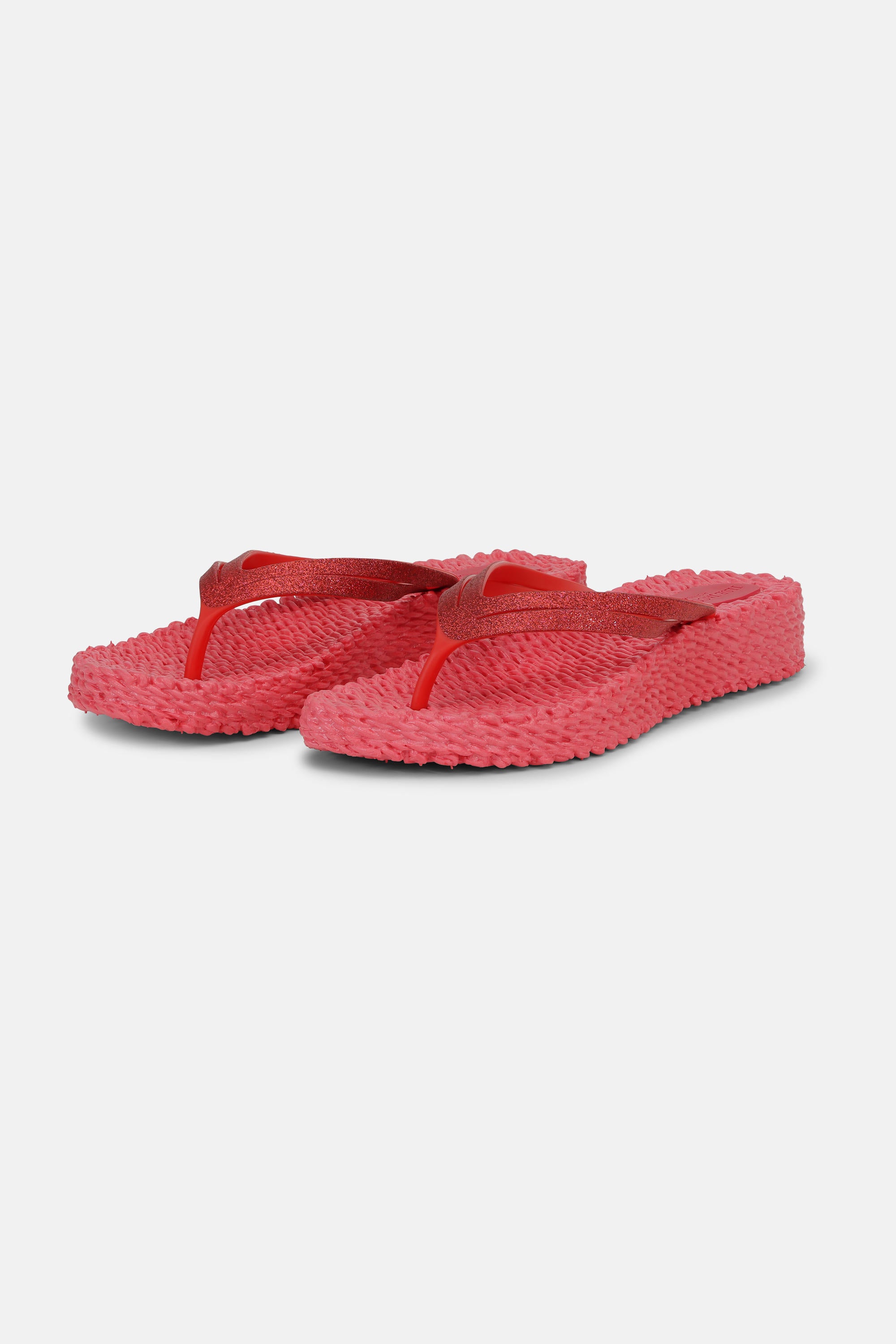 Plateau Flip-Flops Glitter - Raspberry