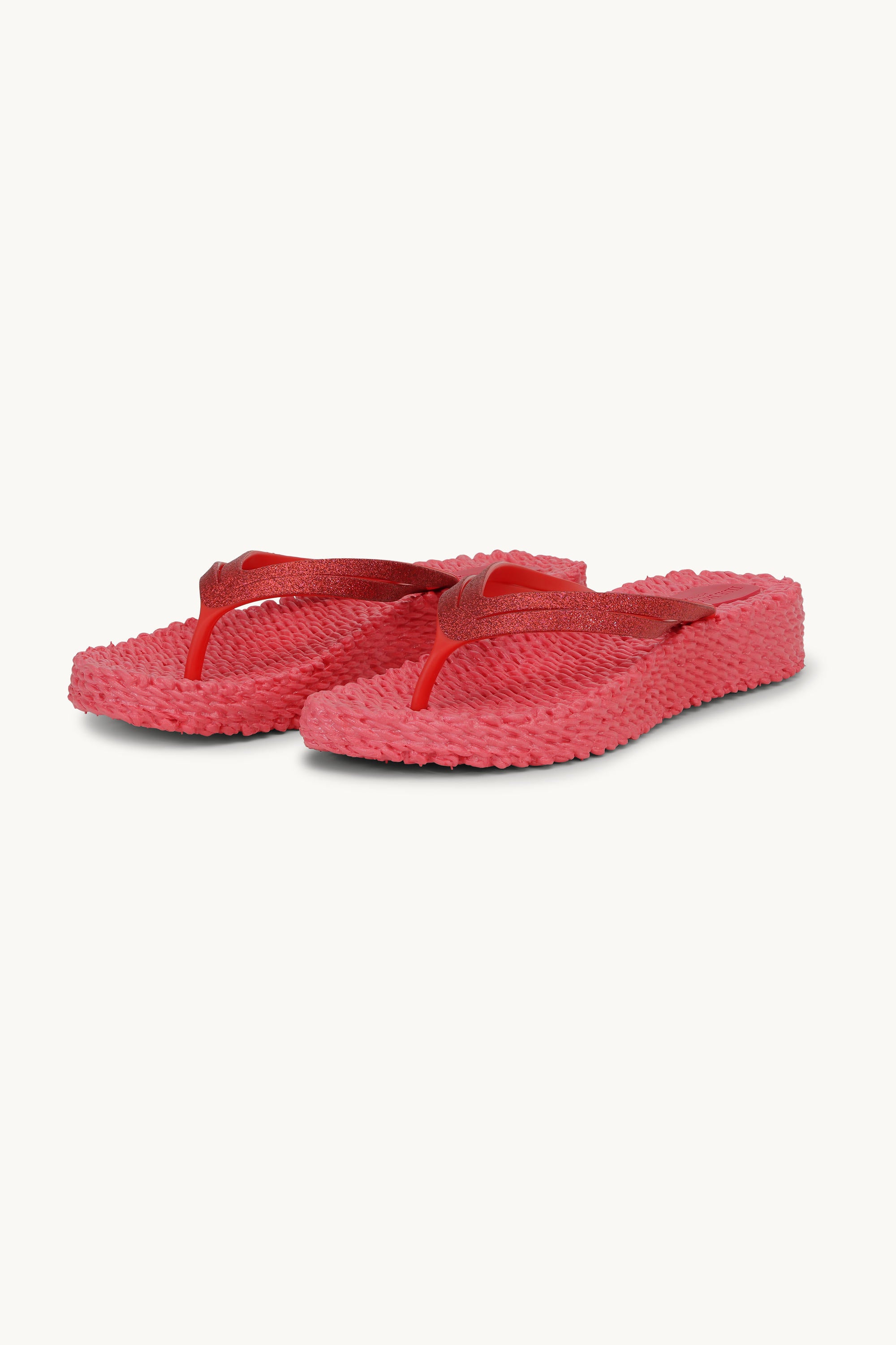 Plateau Flip-Flops Glitter - Raspberry