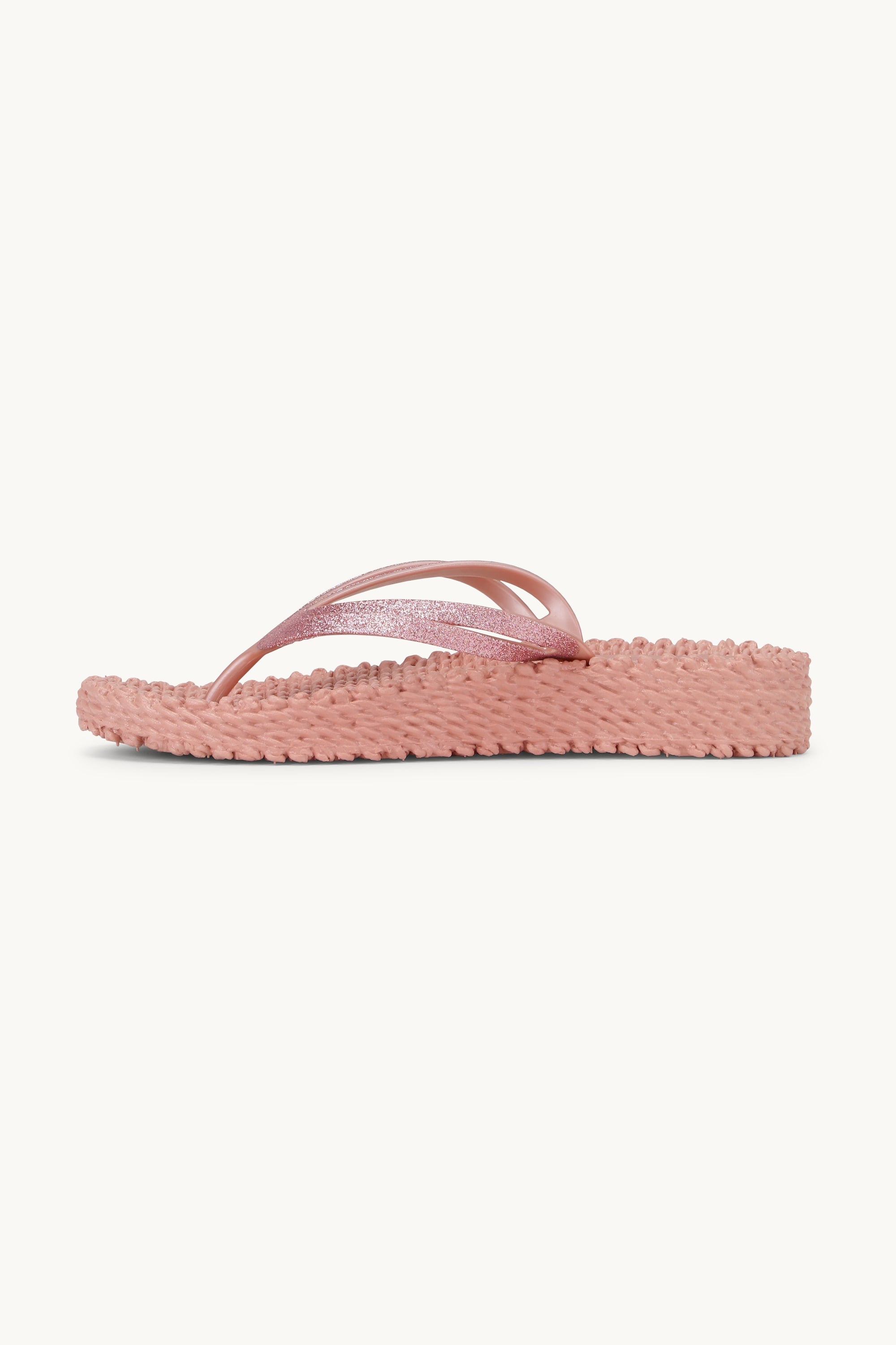Plateau Flip-Flops Glitter - Misty Rose