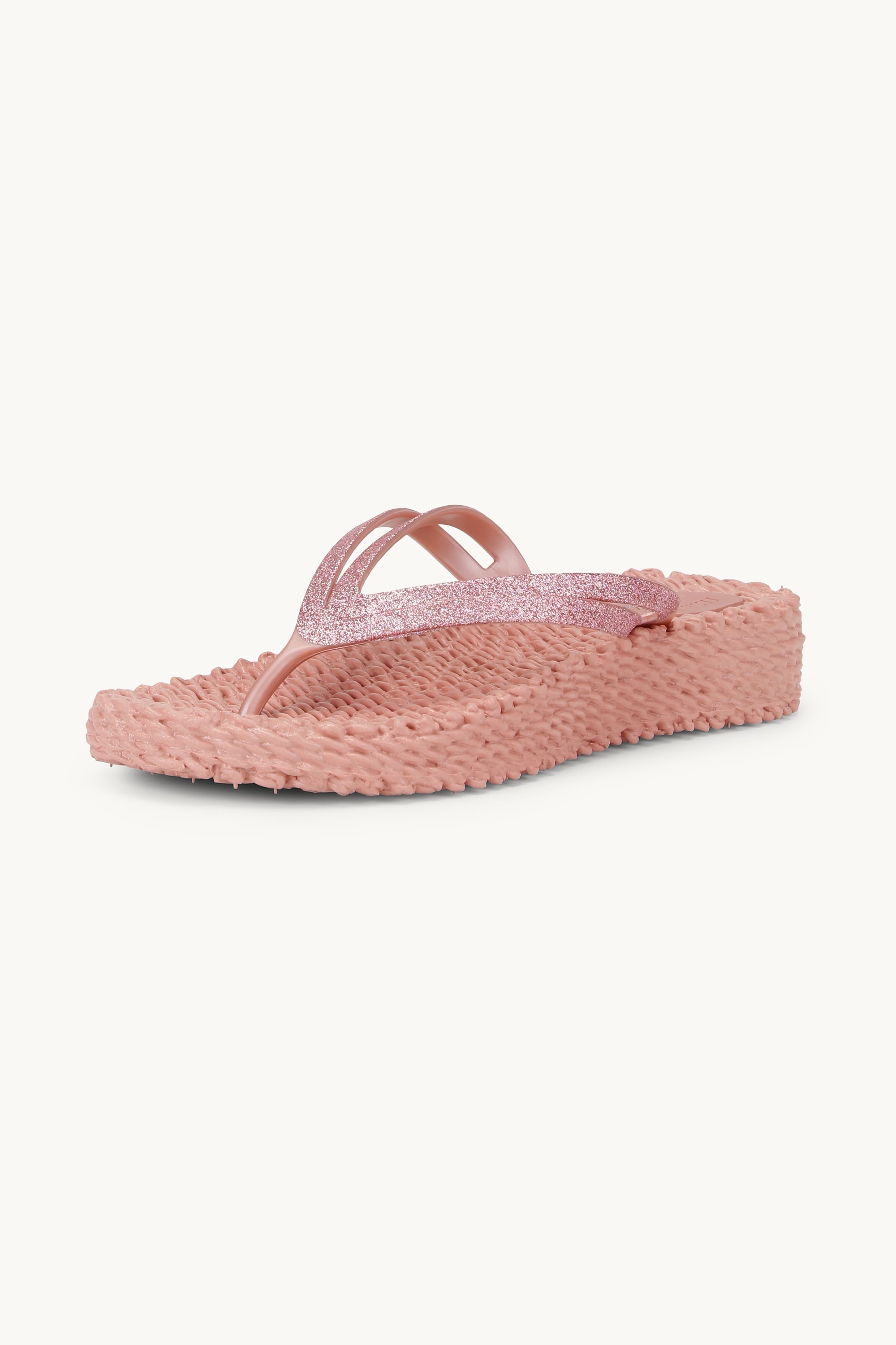 Plateau Flip-Flops Glitter - Misty Rose