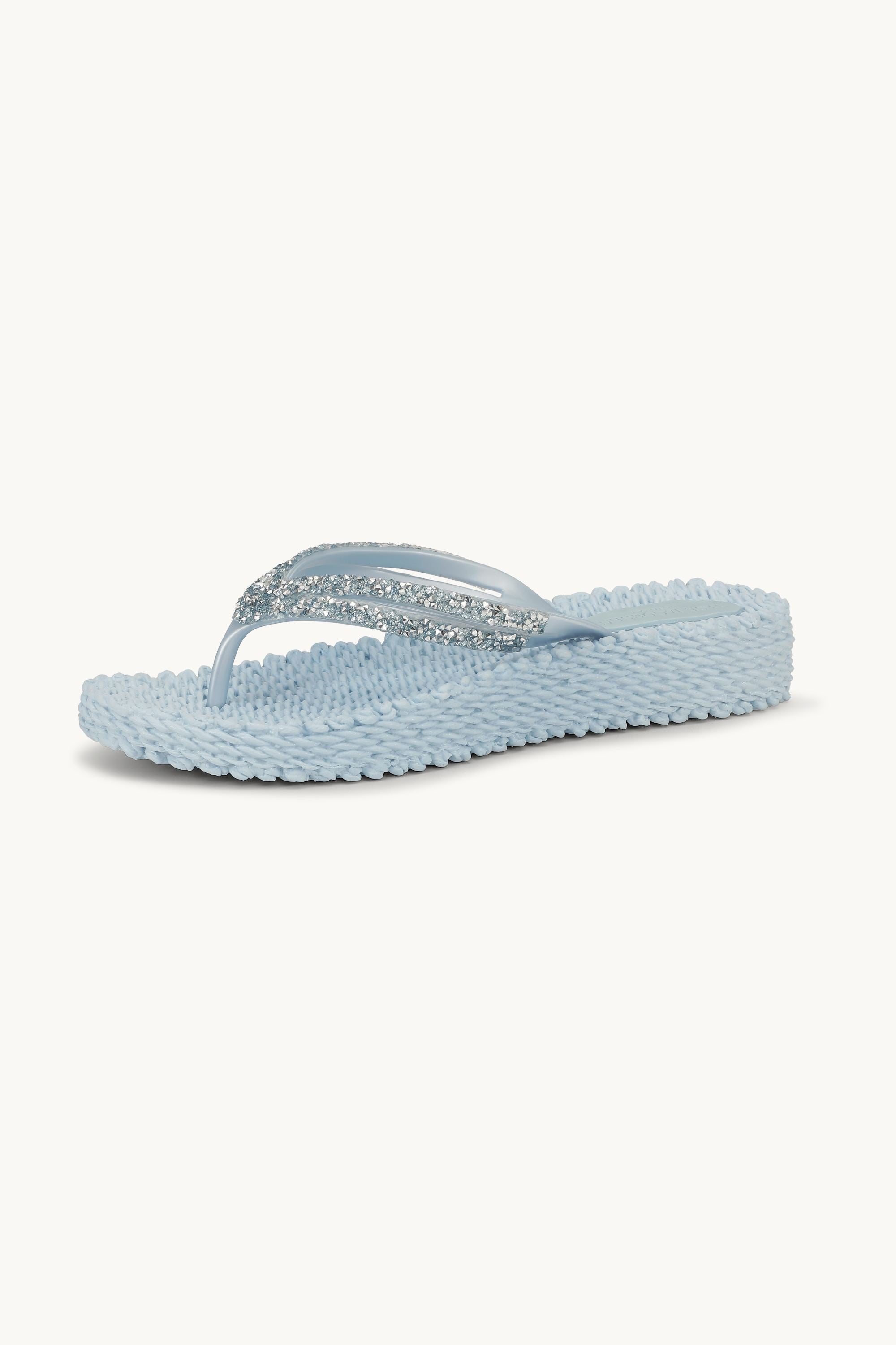 Plateau Flip-Flops Glitzersteine - Blue Bell