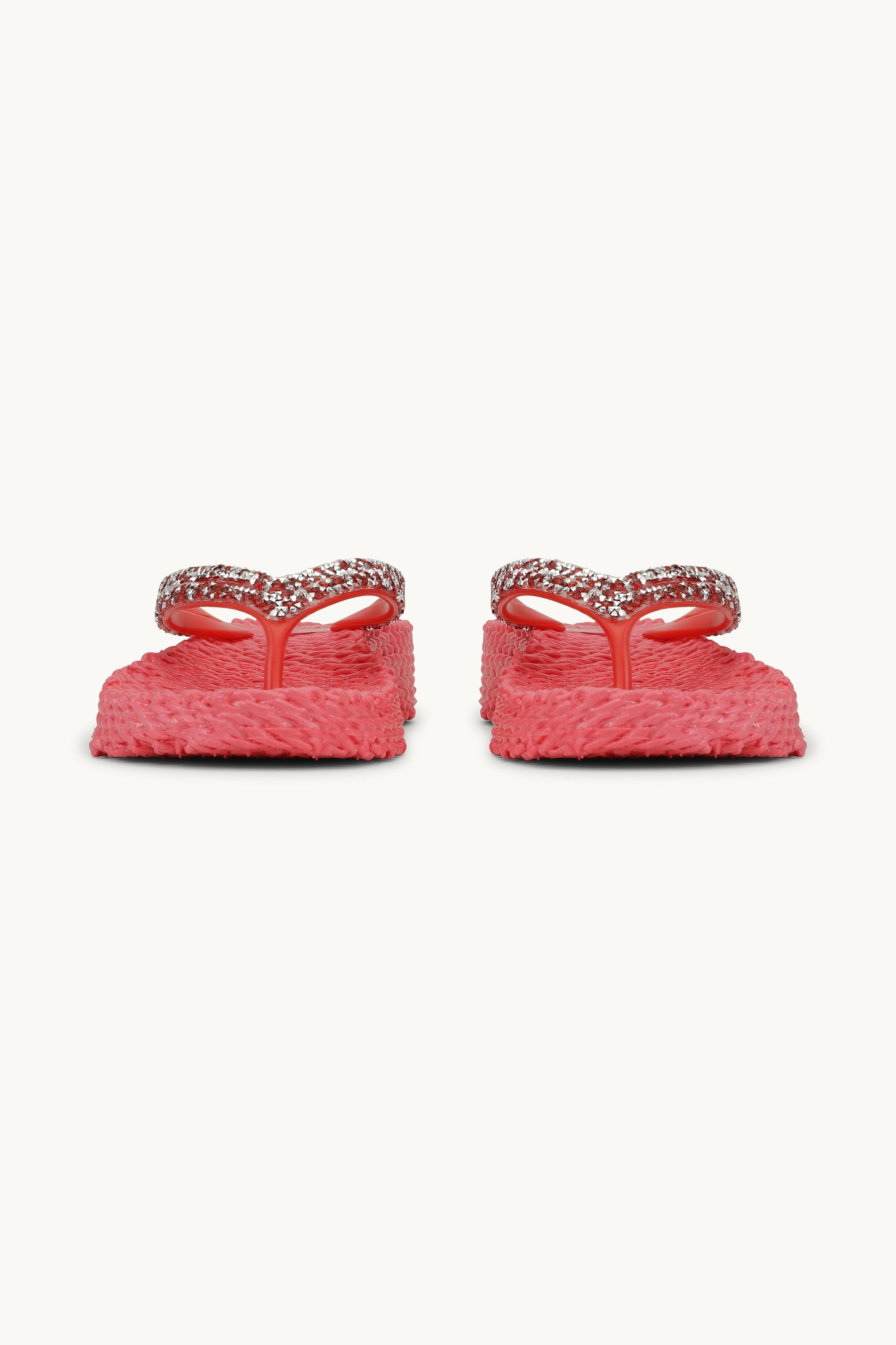Plateau Flip-Flops Glitzersteine - Raspberry