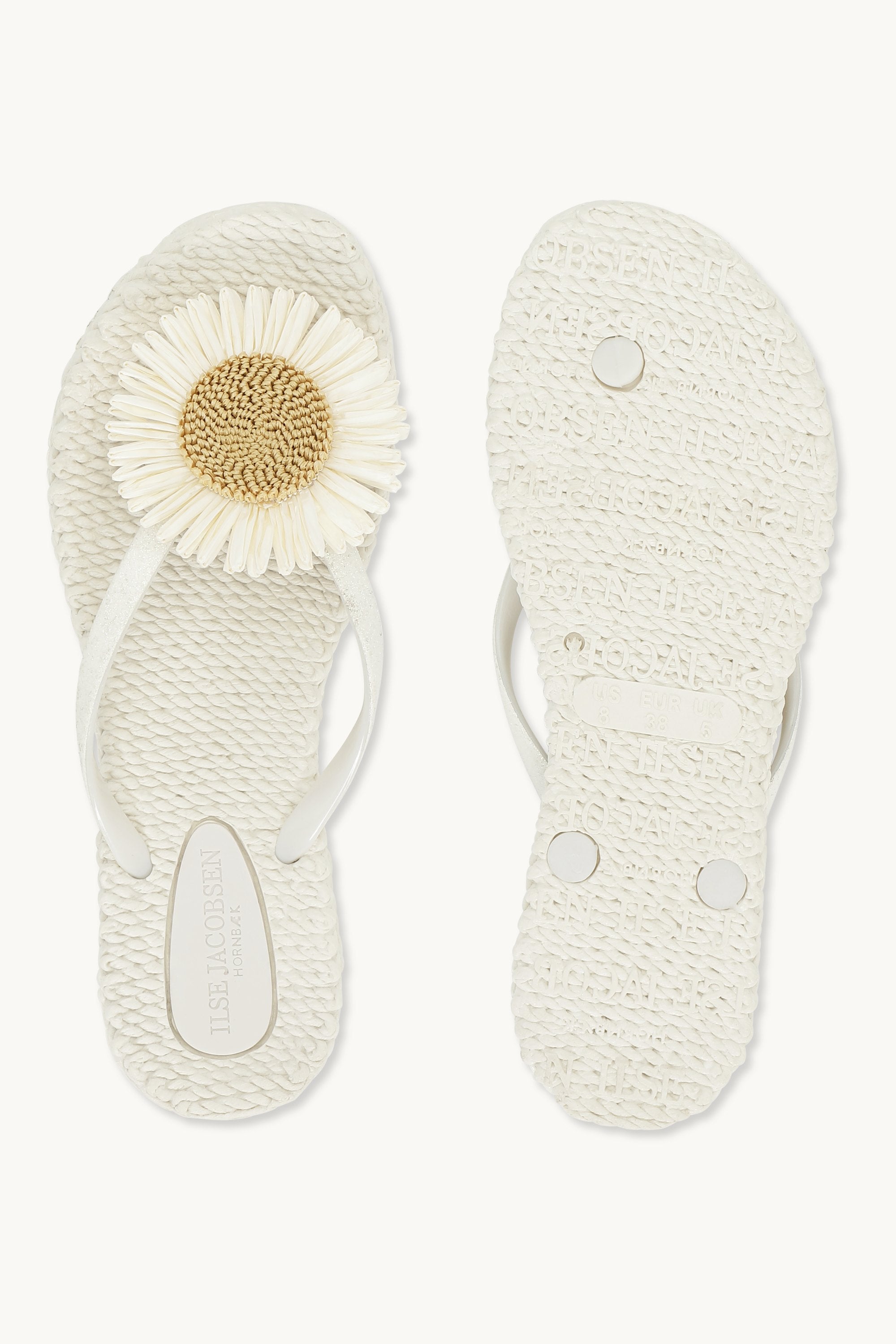 Flip-Flops Blume - Creme