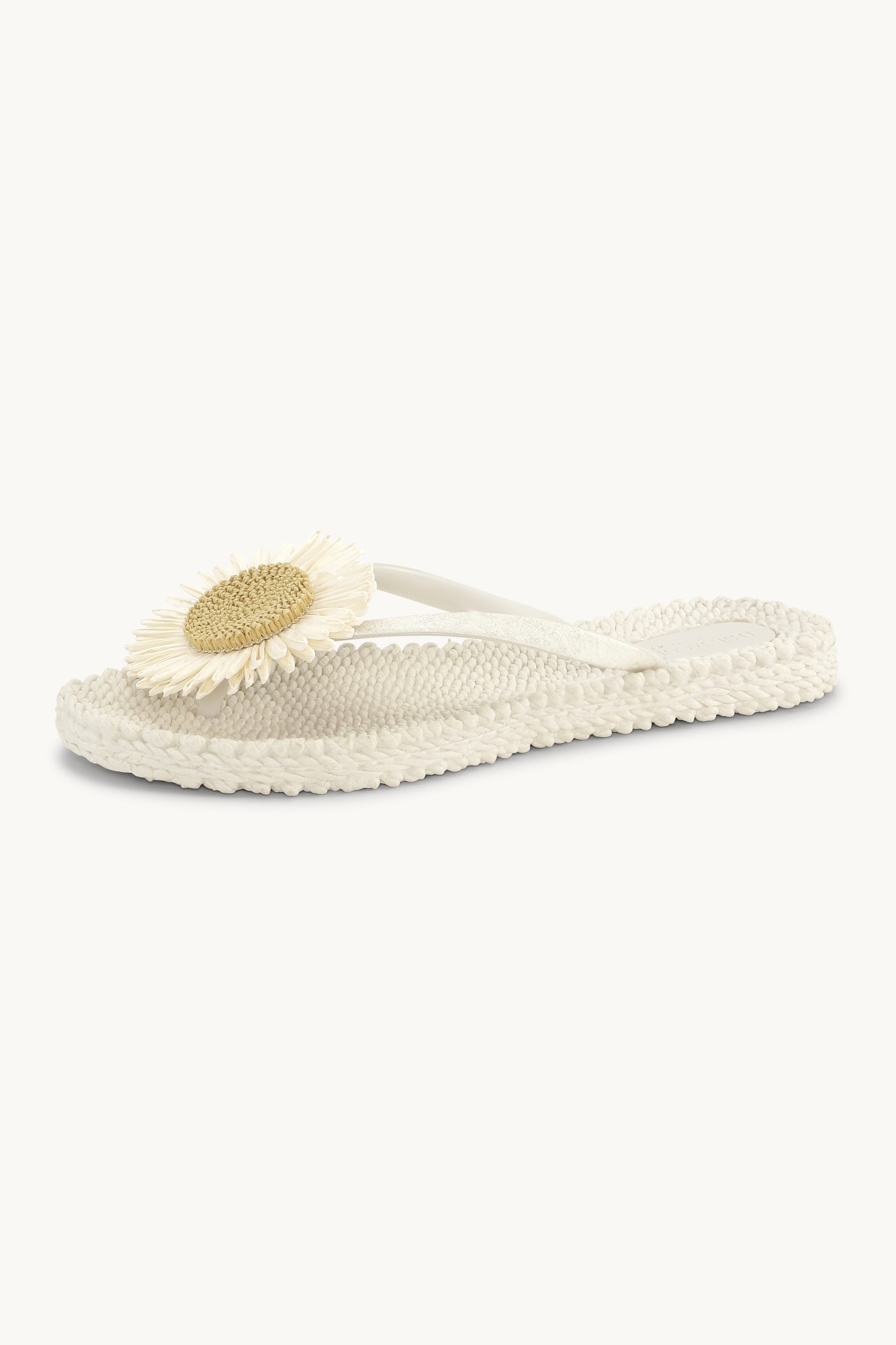 Flip-Flops Blume - Creme