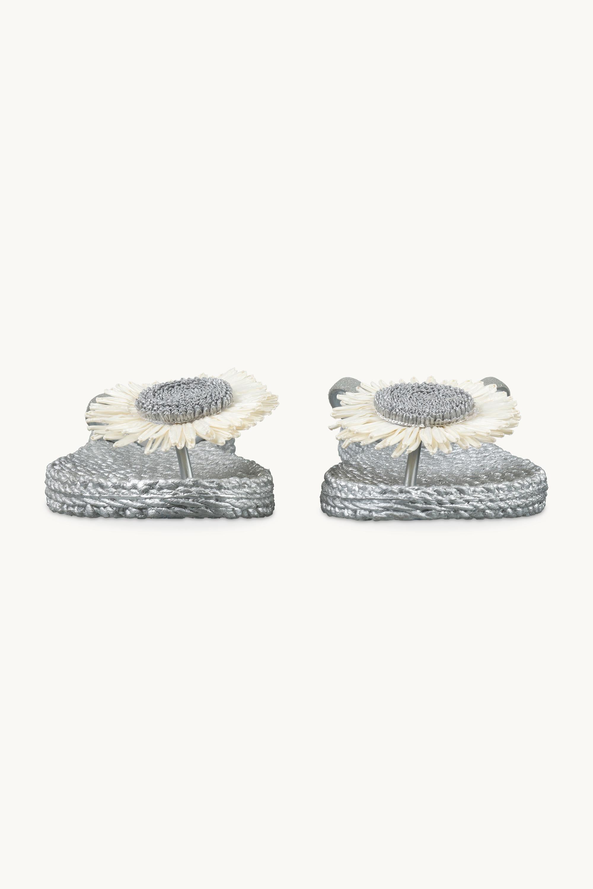 Flip-Flops Blume - Silver