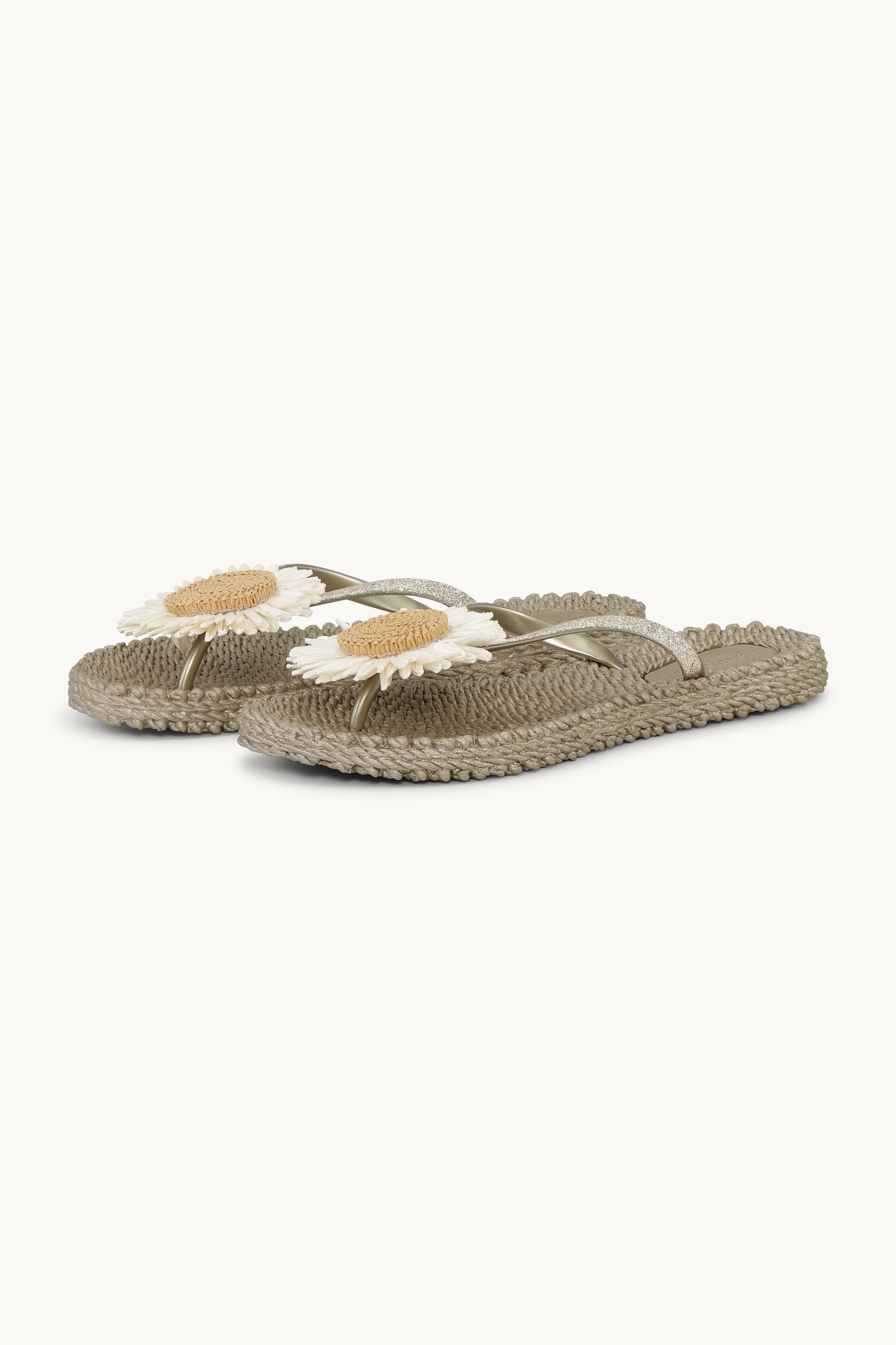 Flip-Flops Blume - Platin