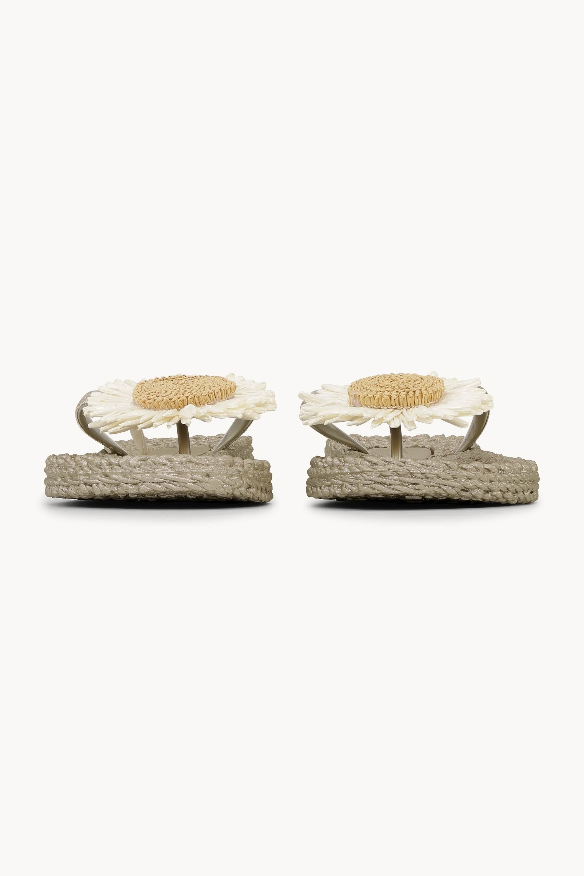 Flip-Flops Blume - Platin