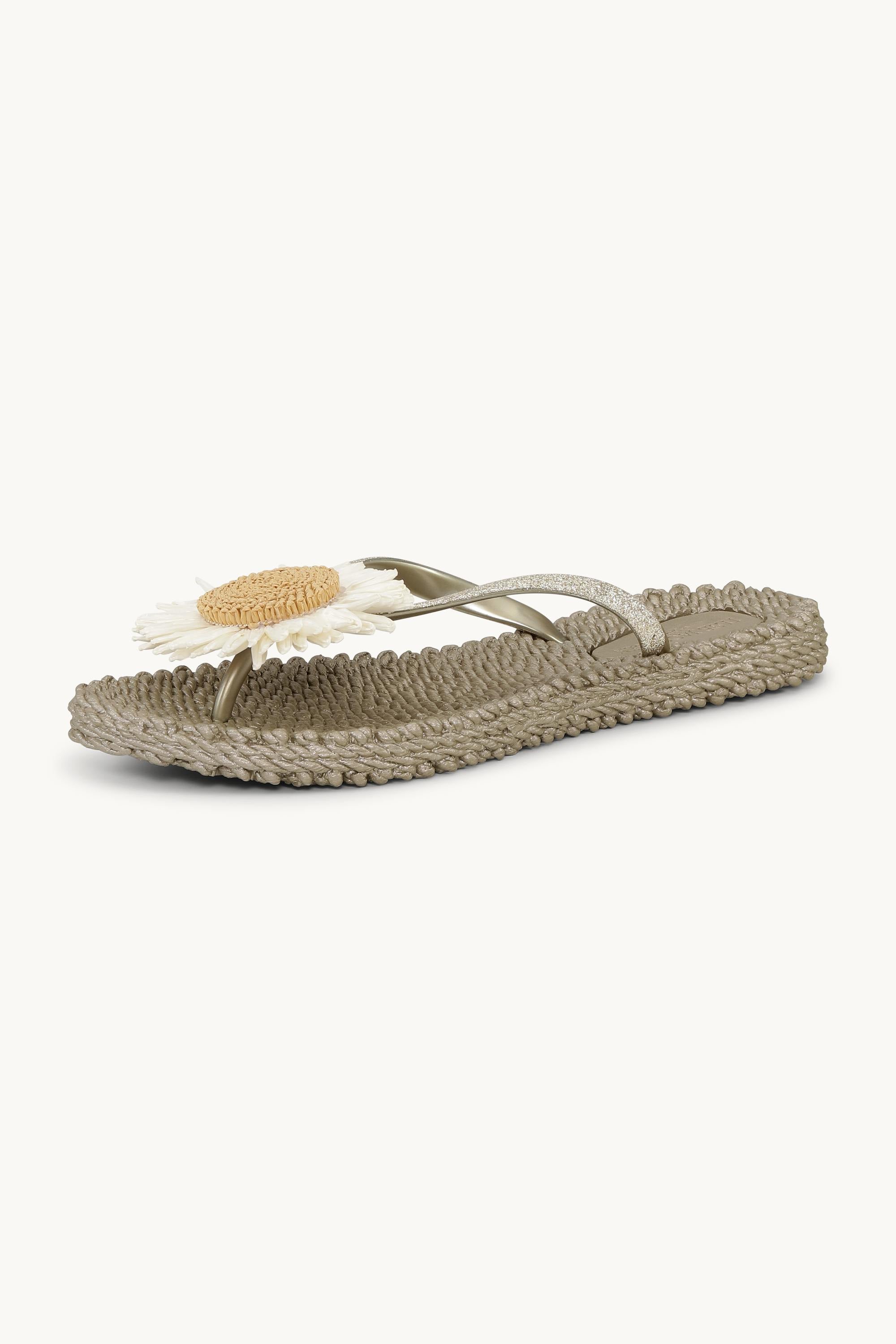 Flip-Flops Blume - Platin