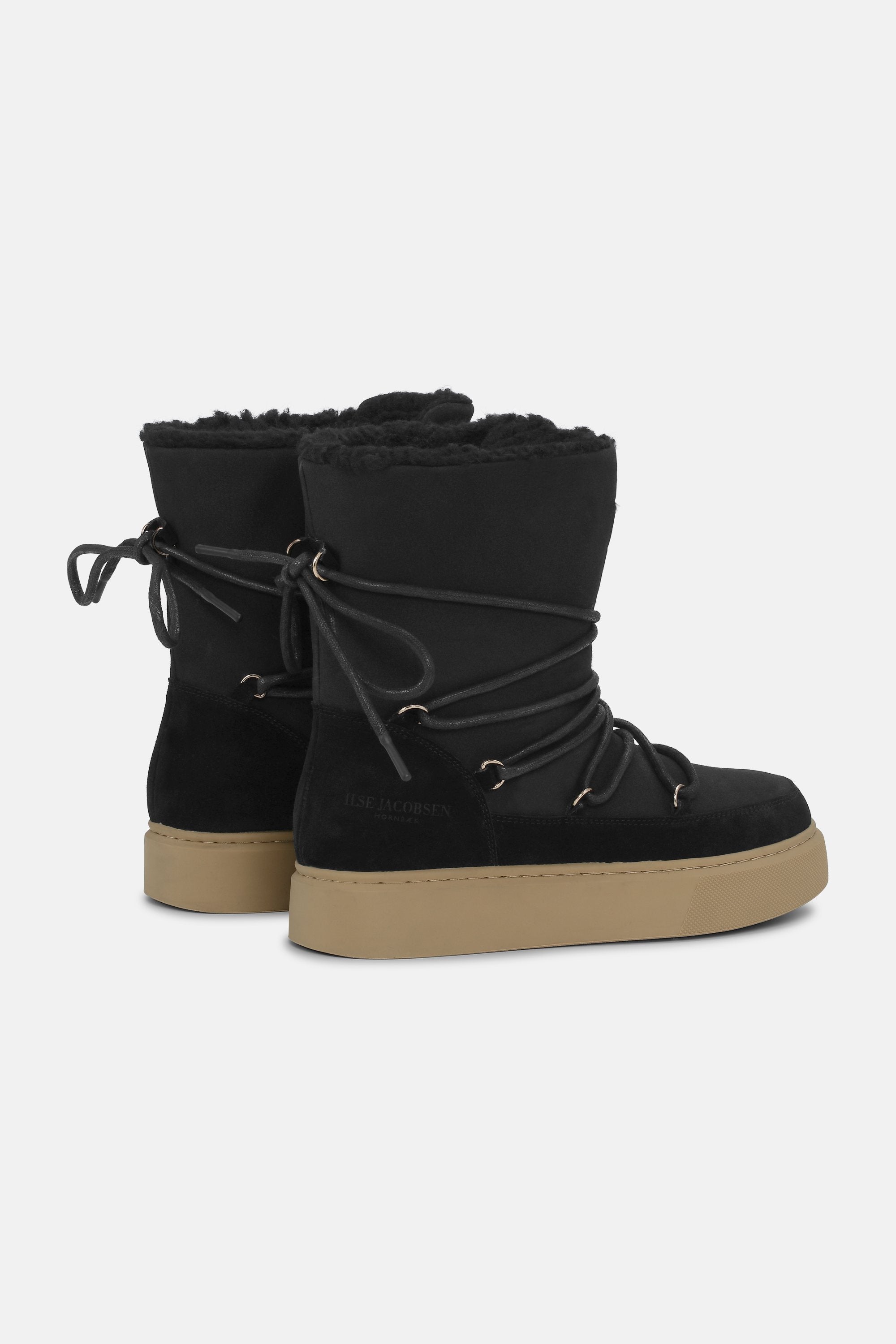 Warm Winter Low Boot - Black Natural