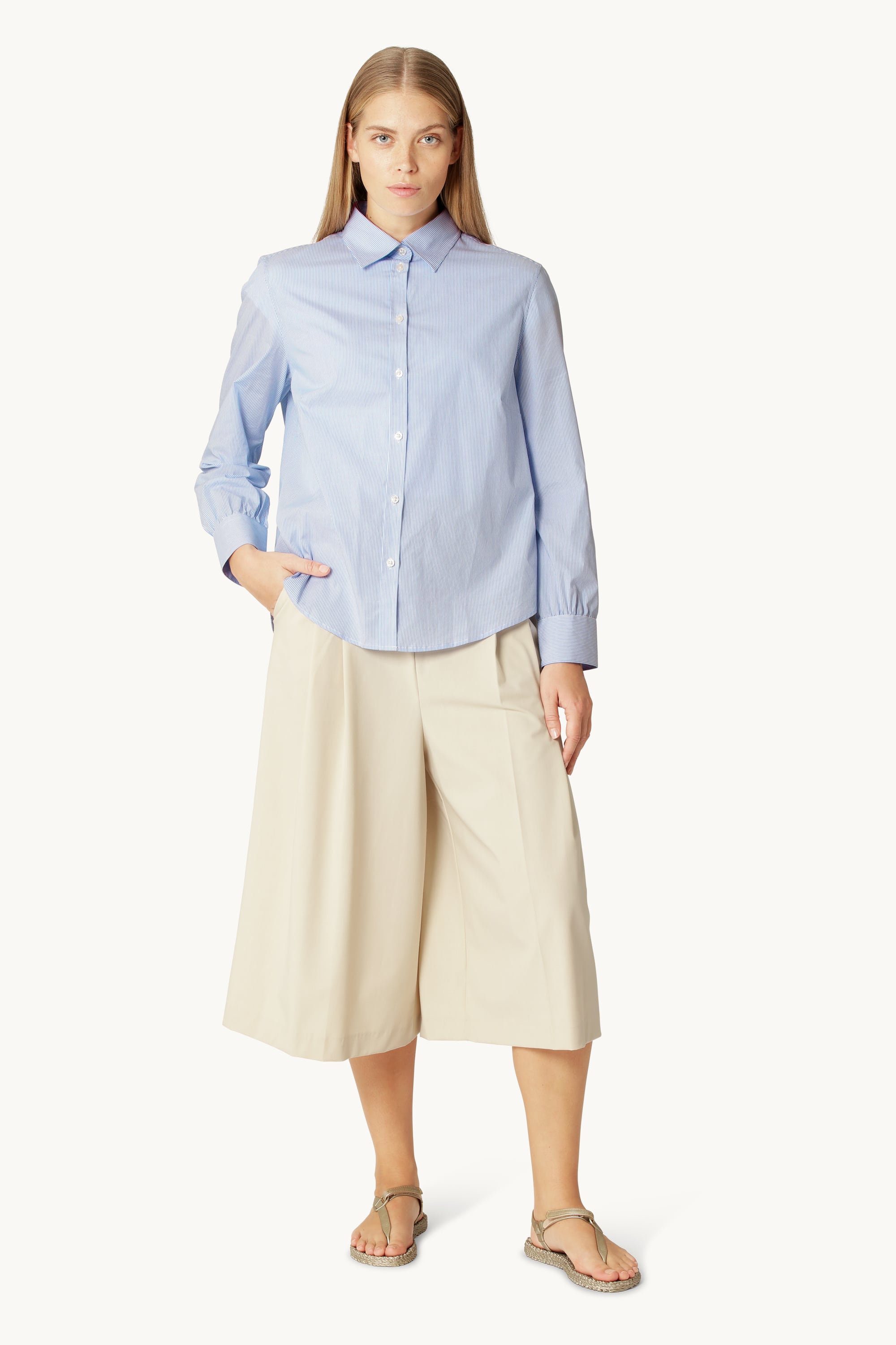 Klassisches Hemd Lange Ärmel - Heather