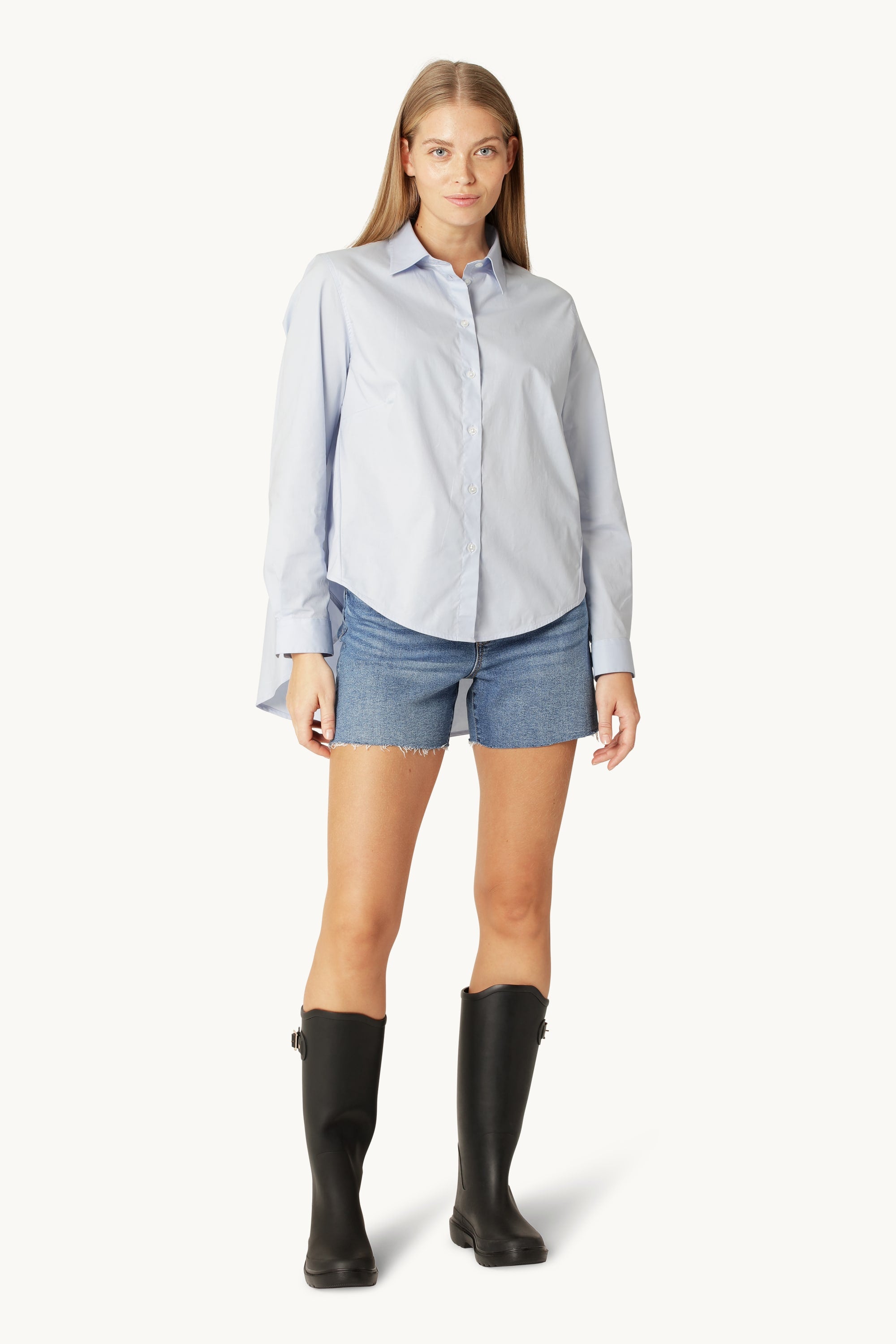 Hemd Mit Fließendem Rückenteil - Heather