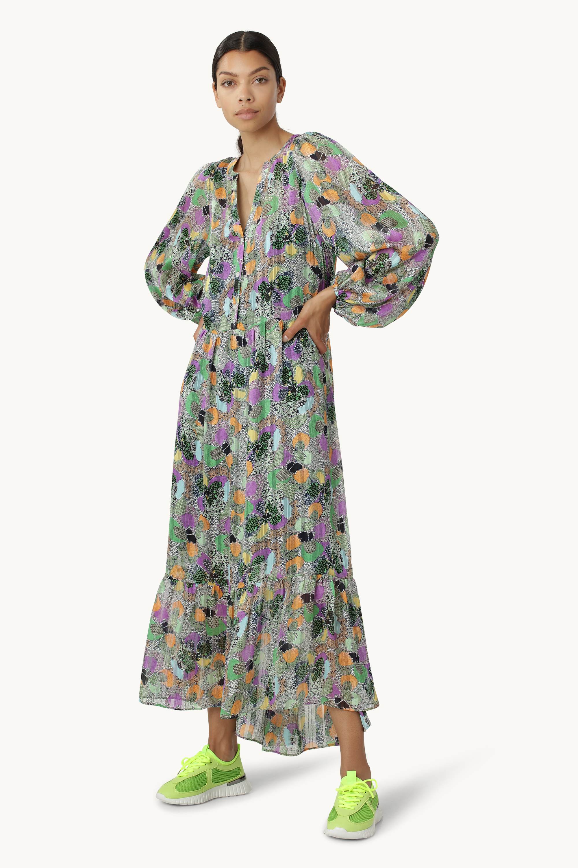 Midi Dress - Sheer Lilac