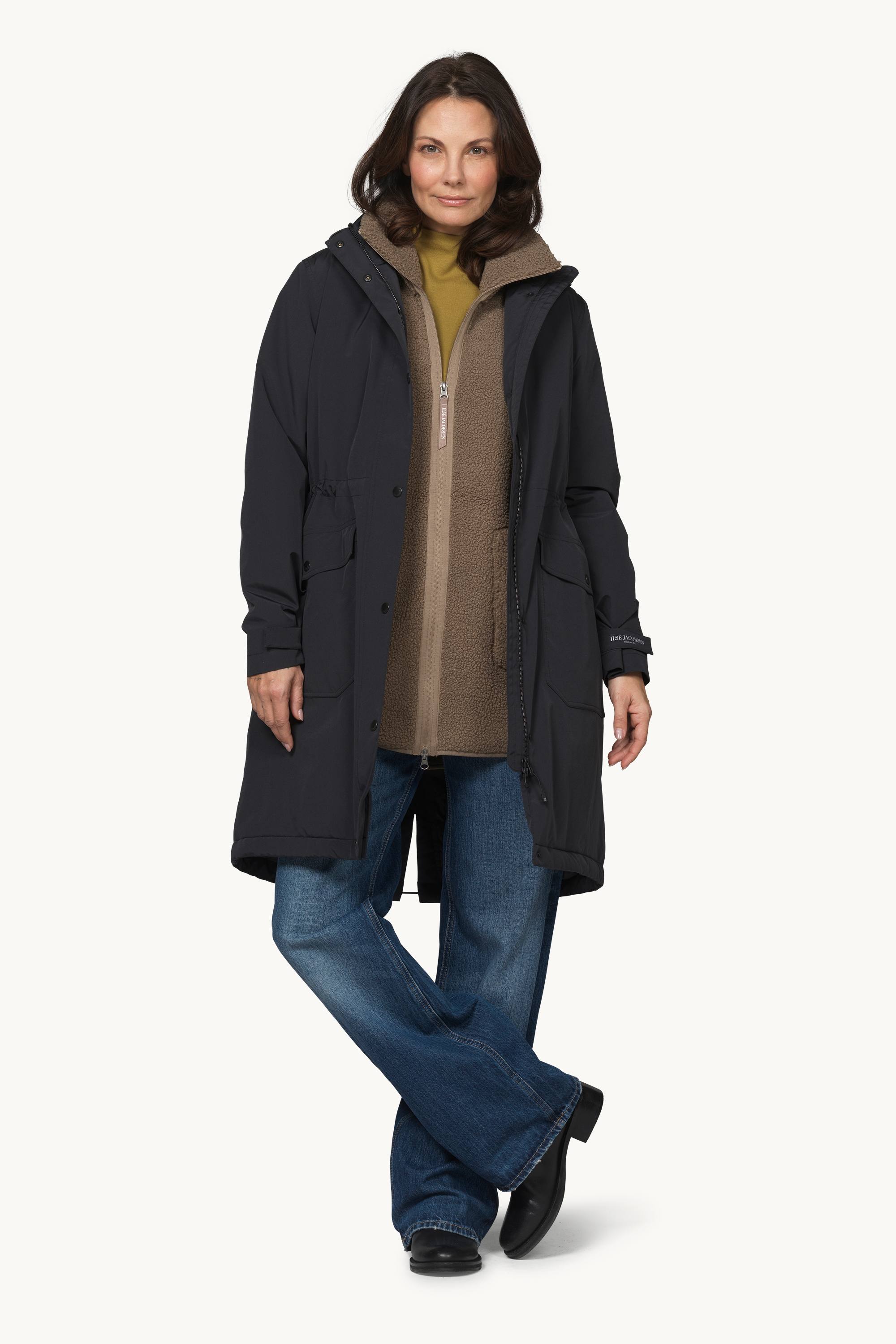 Softshell-Regenmantel - Black