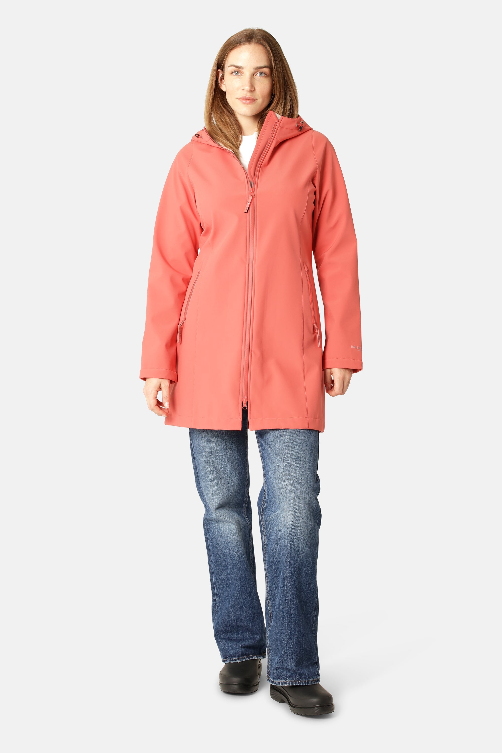 Softshell Regenmantel - Spiced Coral