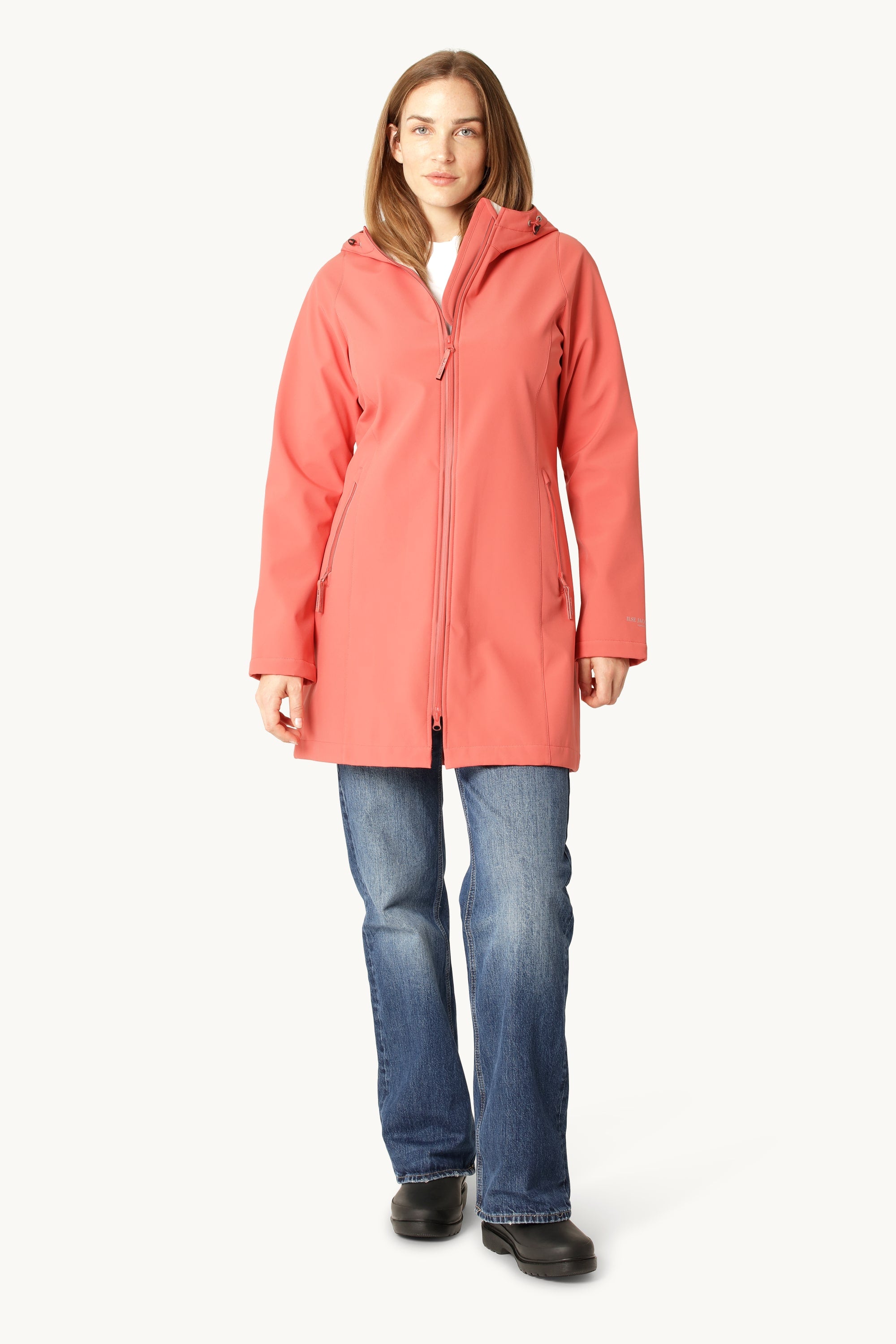 Softshell Regenmantel - Spiced Coral