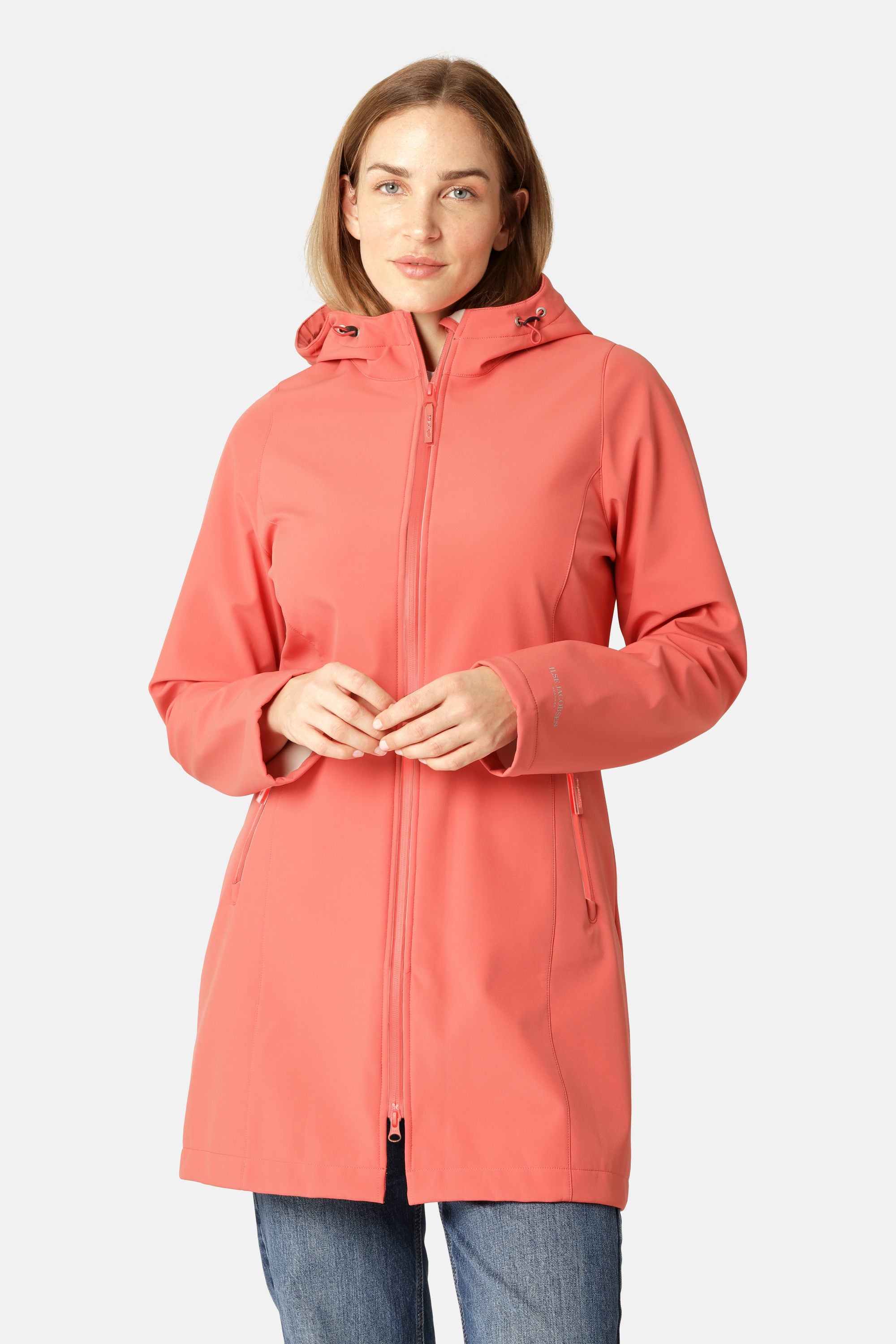 Softshell Regenmantel - Spiced Coral
