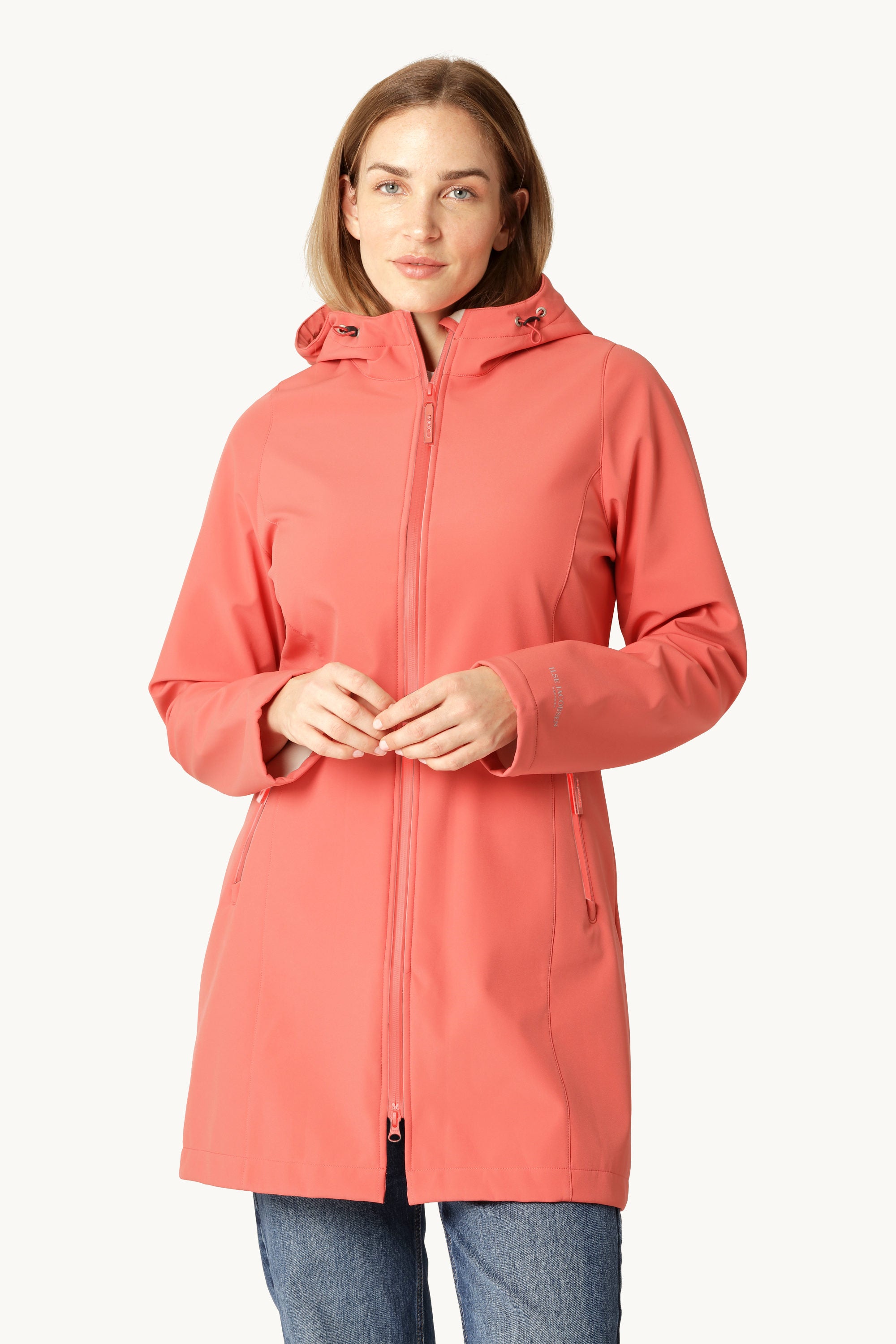 Softshell Regenmantel - Spiced Coral