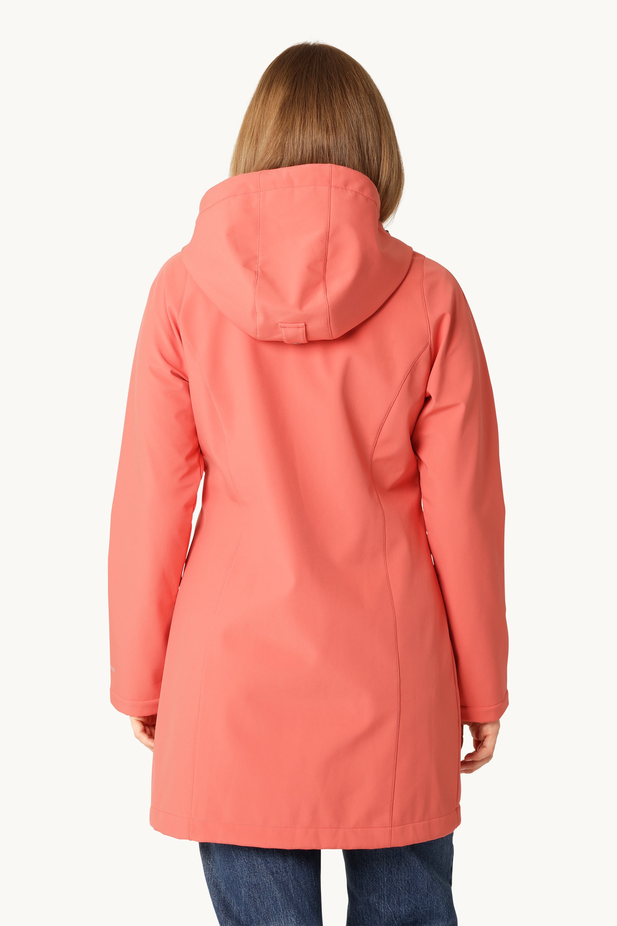 Softshell Regenmantel - Spiced Coral