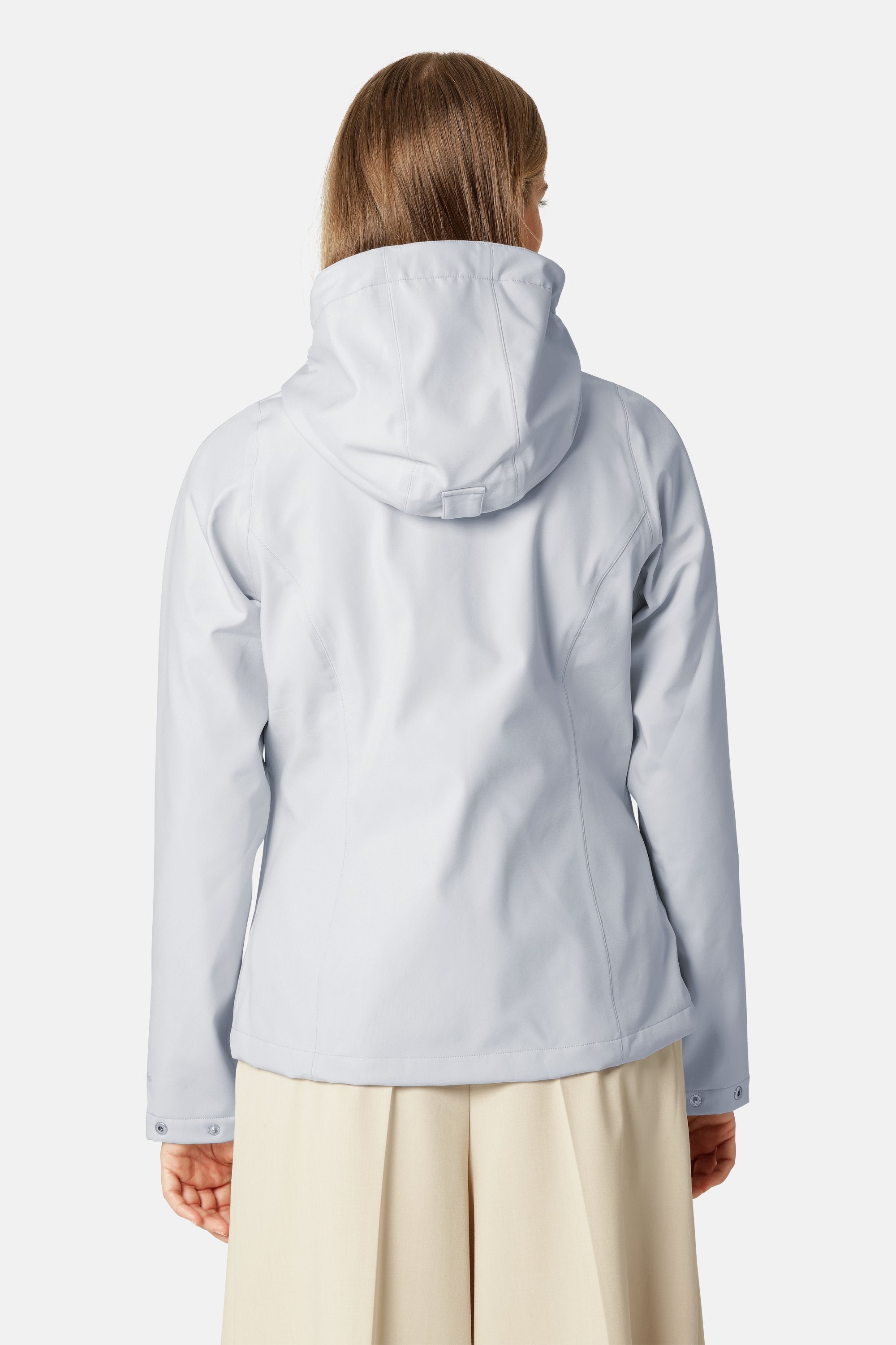 Kurzer Softshell Regenmantel - Heather