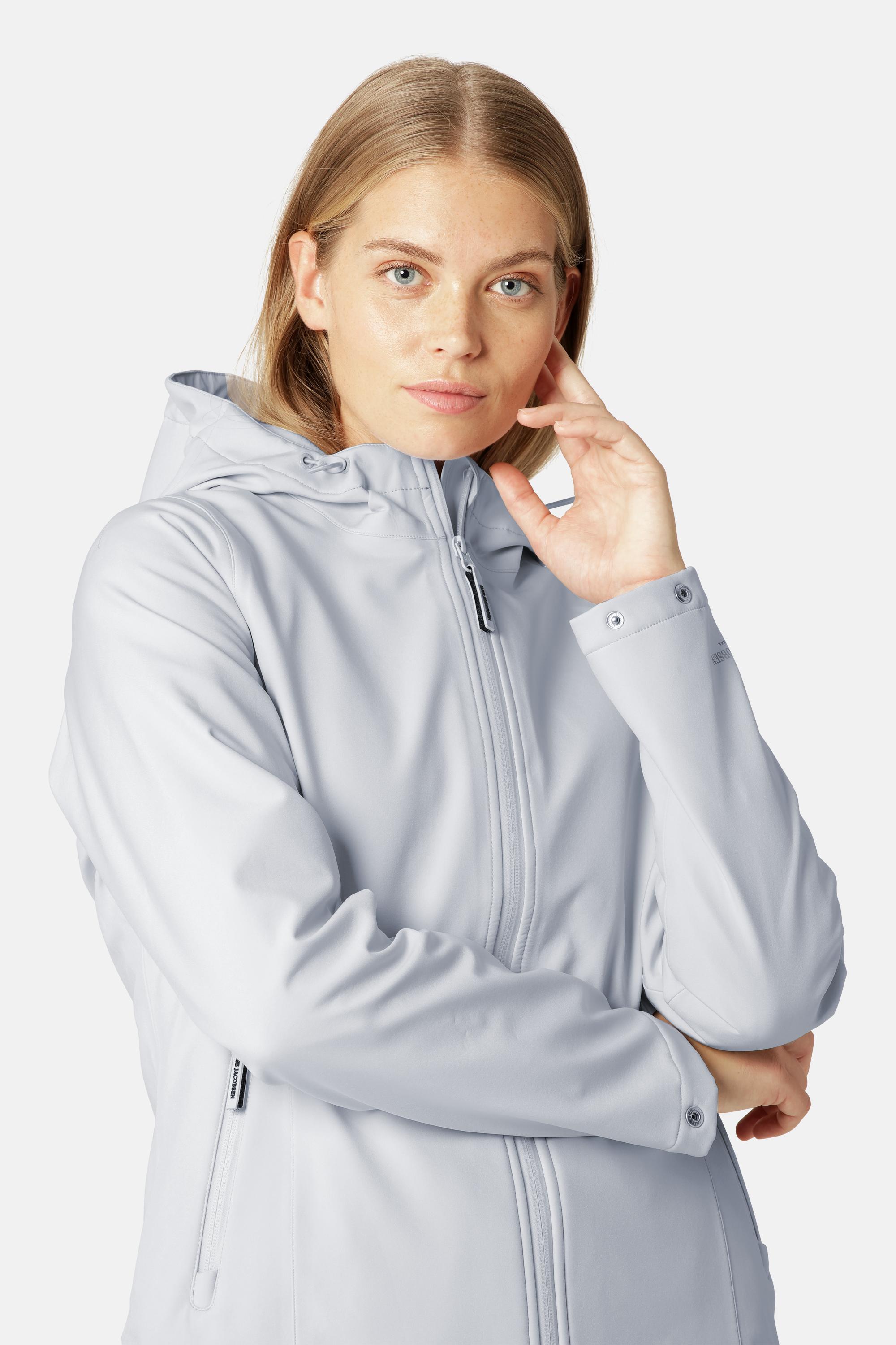 Kurzer Softshell Regenmantel - Heather