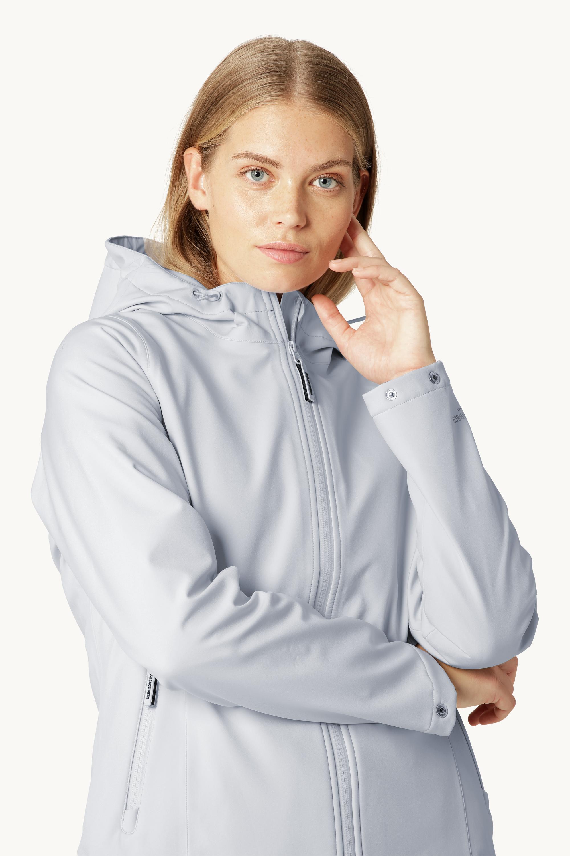 Kurzer Softshell Regenmantel - Heather