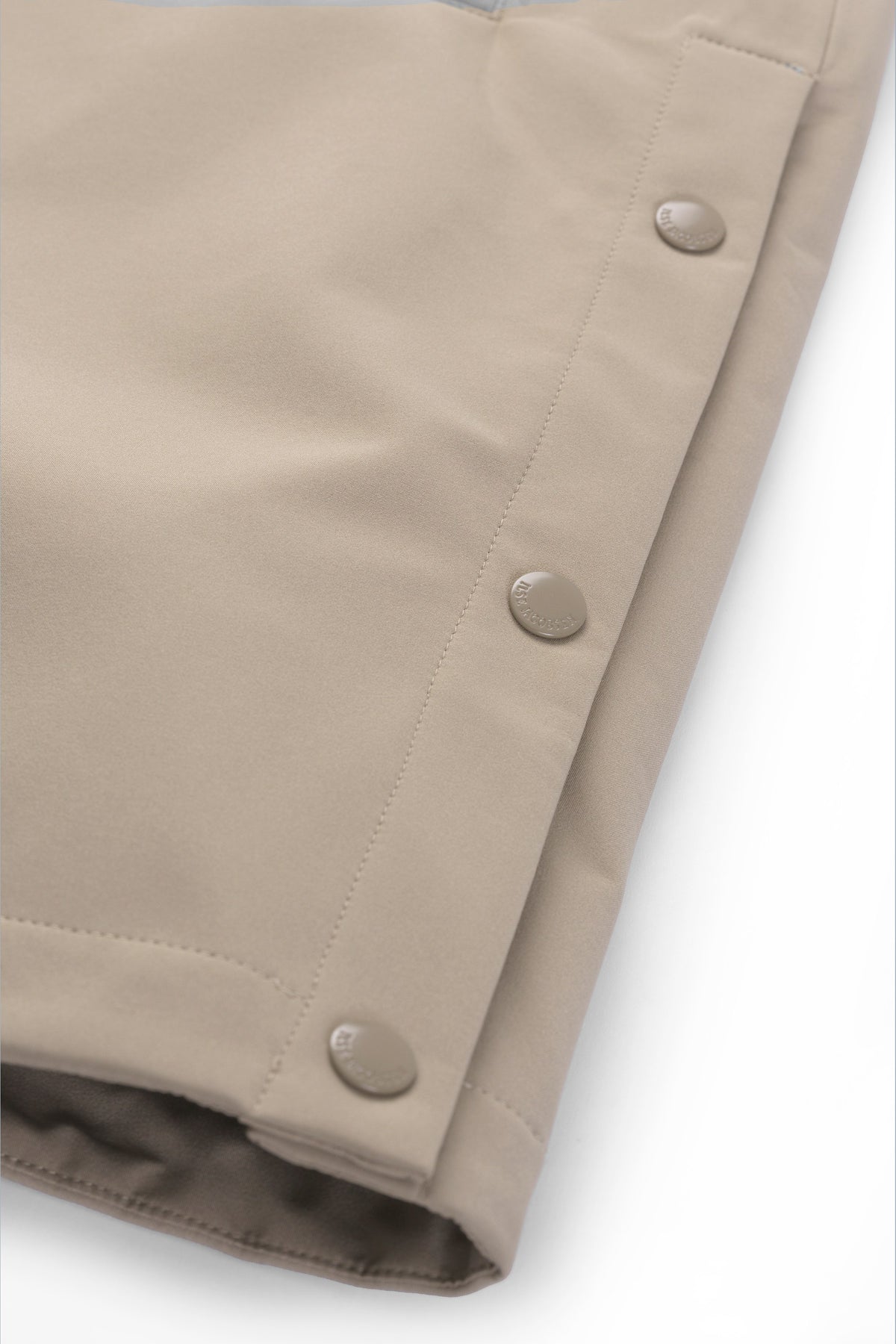 Langer Softshell-Regenmantel - Greige