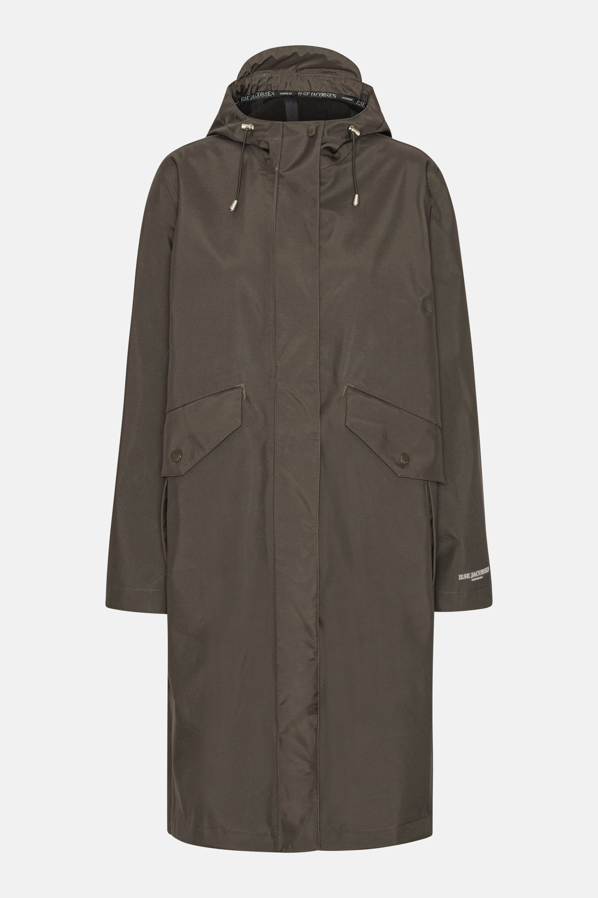 Long Softshell Raincoat - Wren