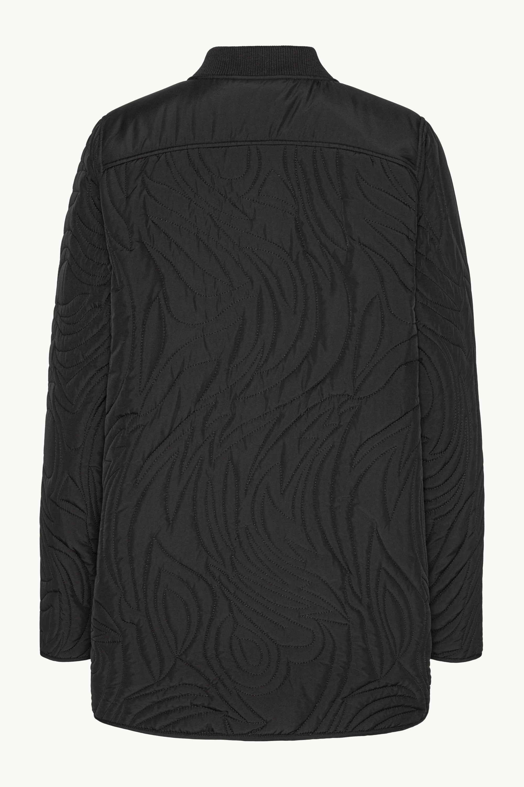 Kurze Steppjacke - Black