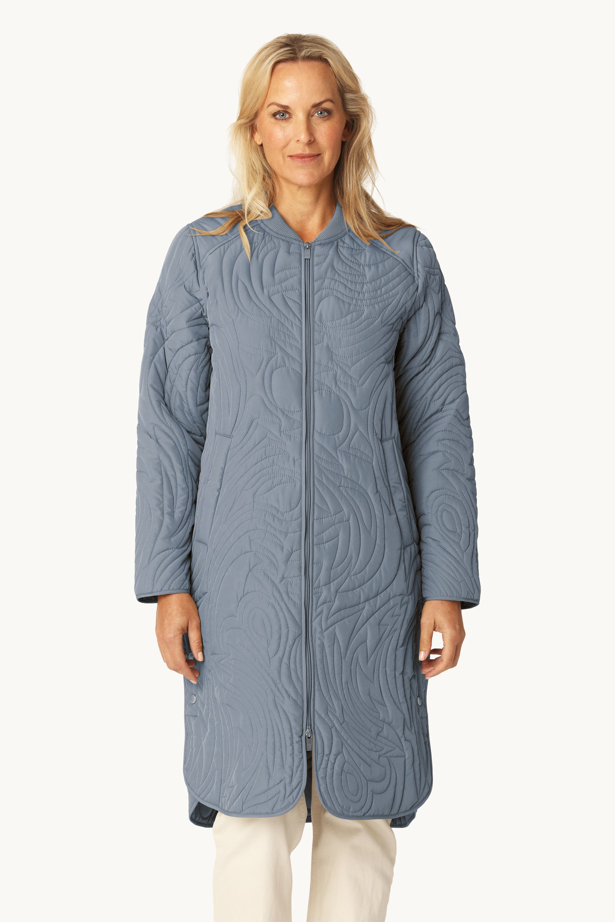 Steppjacke - Grey Blue