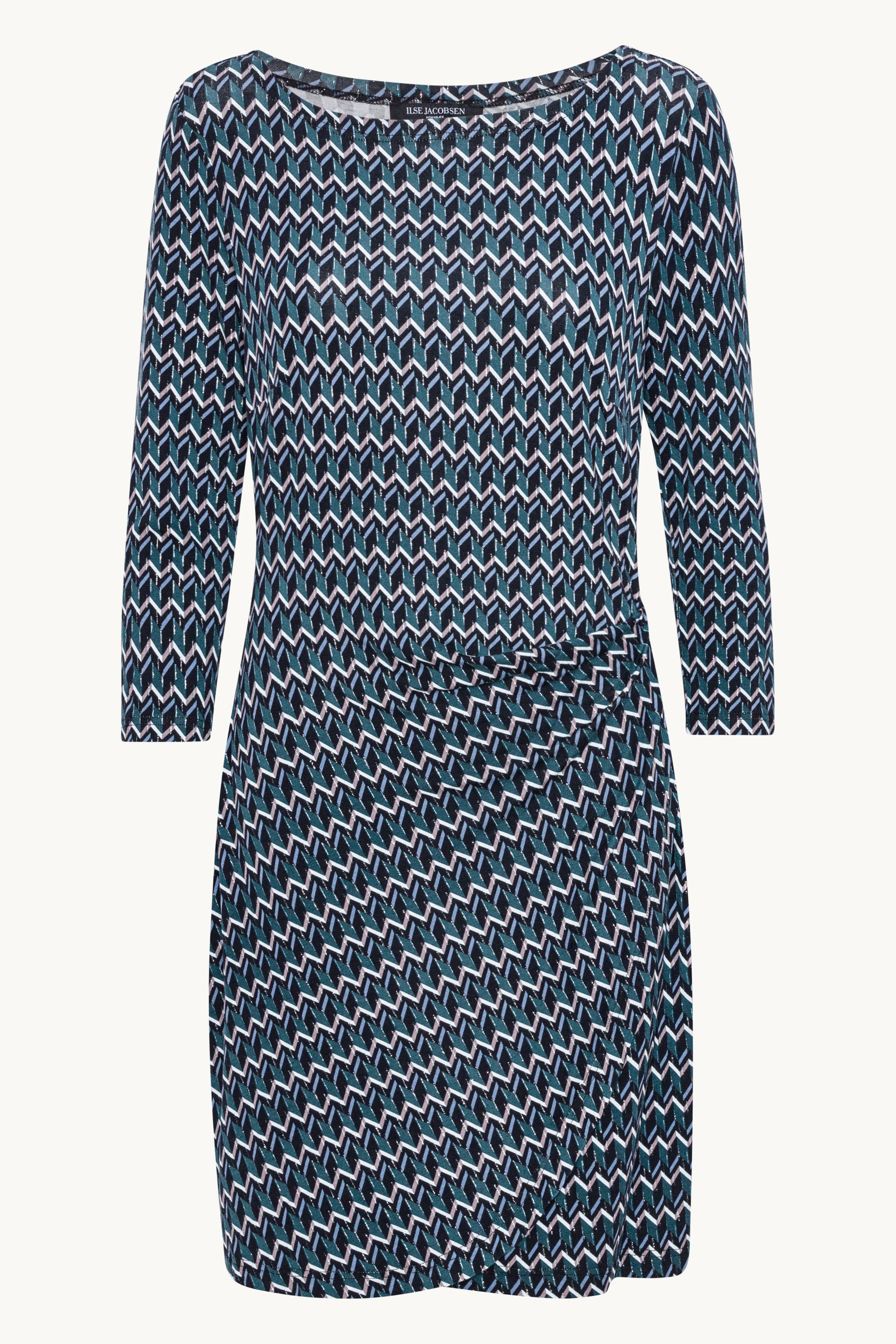 Elisa Harlekin Knot Dress - Dark Indigo
