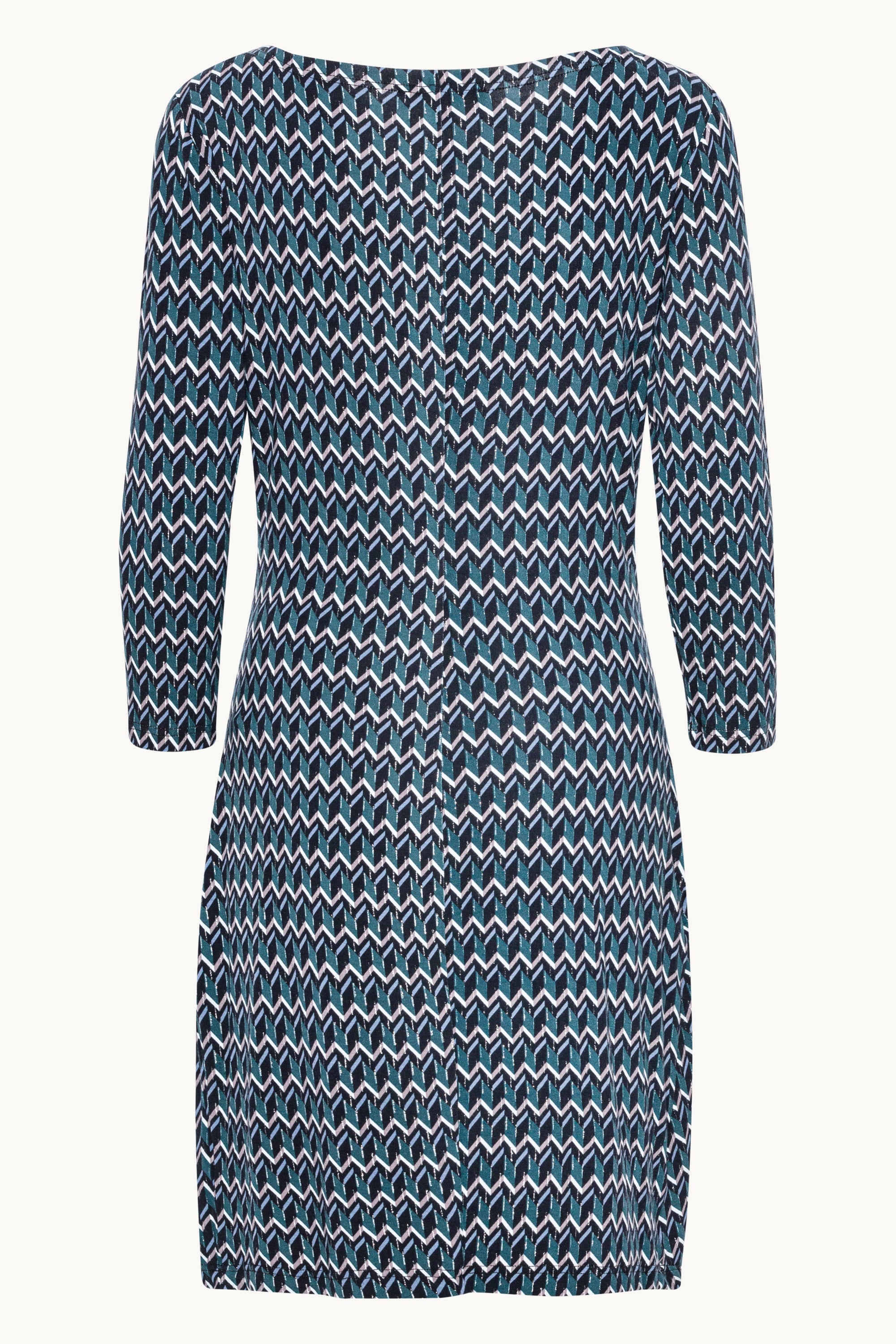 Elisa Harlekin Knot Dress - Dark Indigo