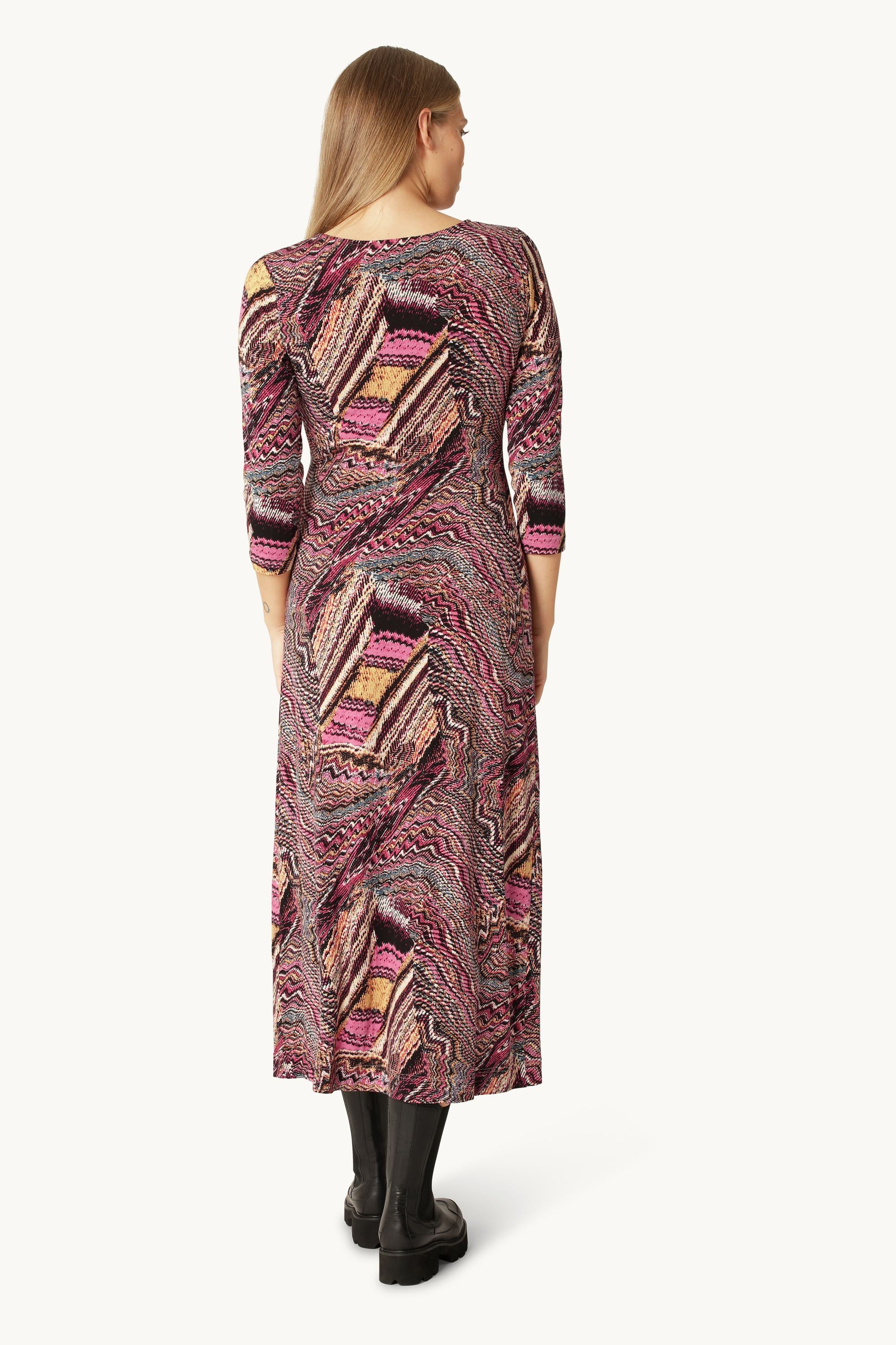 Elisa Seashell Long Dress - Rosy Pink