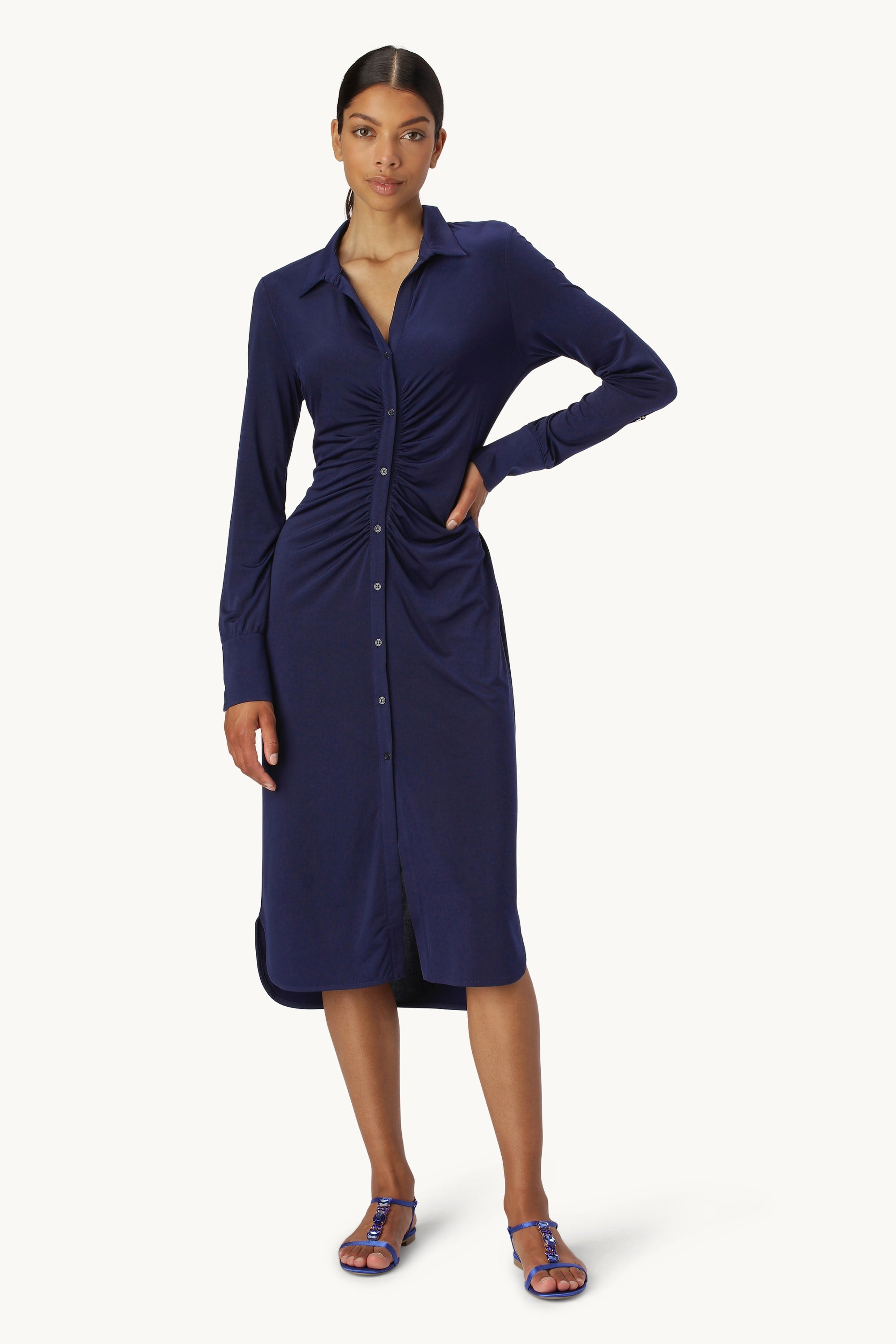 Short Dress - Indigo