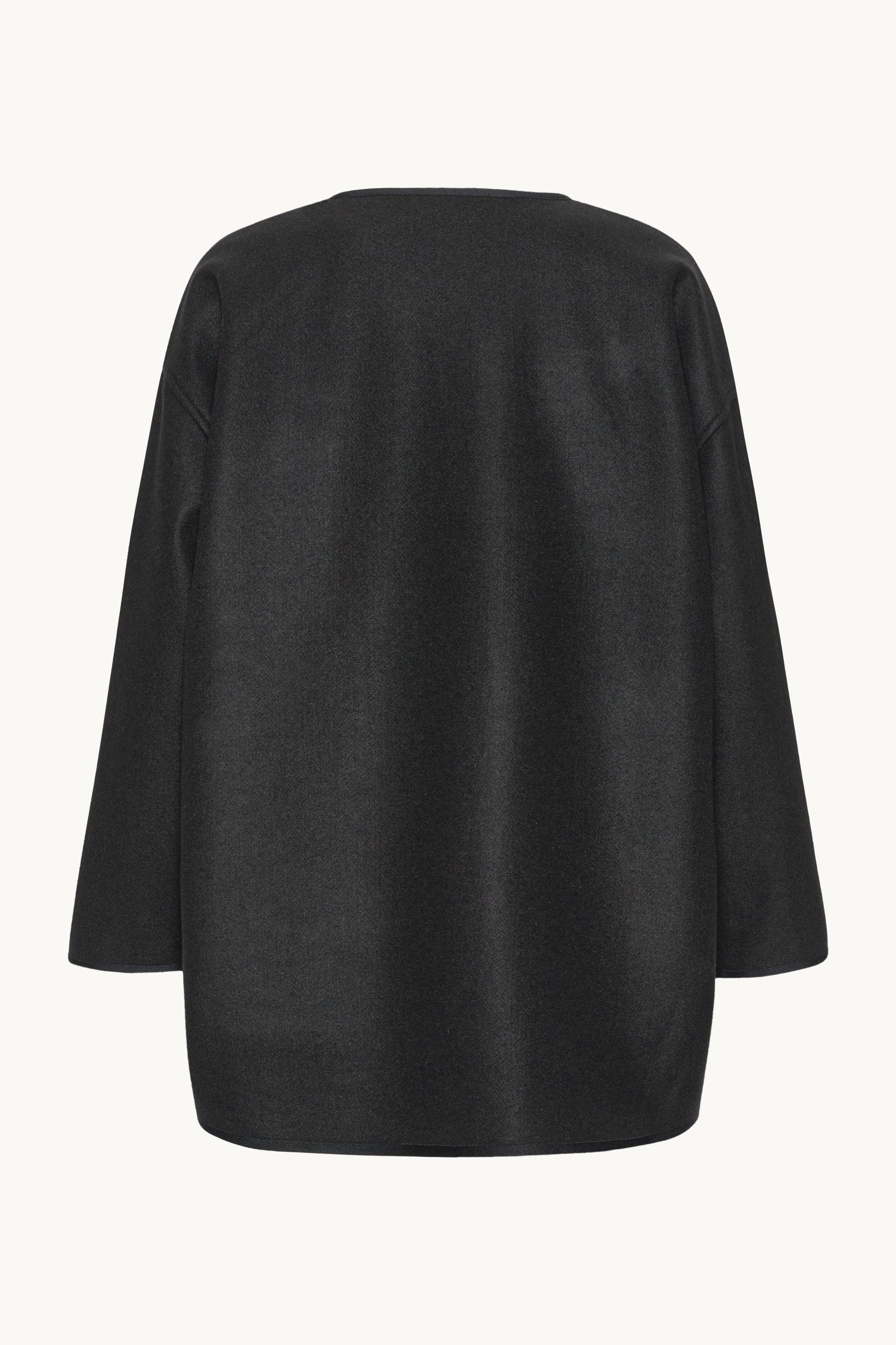 Gefilzte Casual Jacke - Black