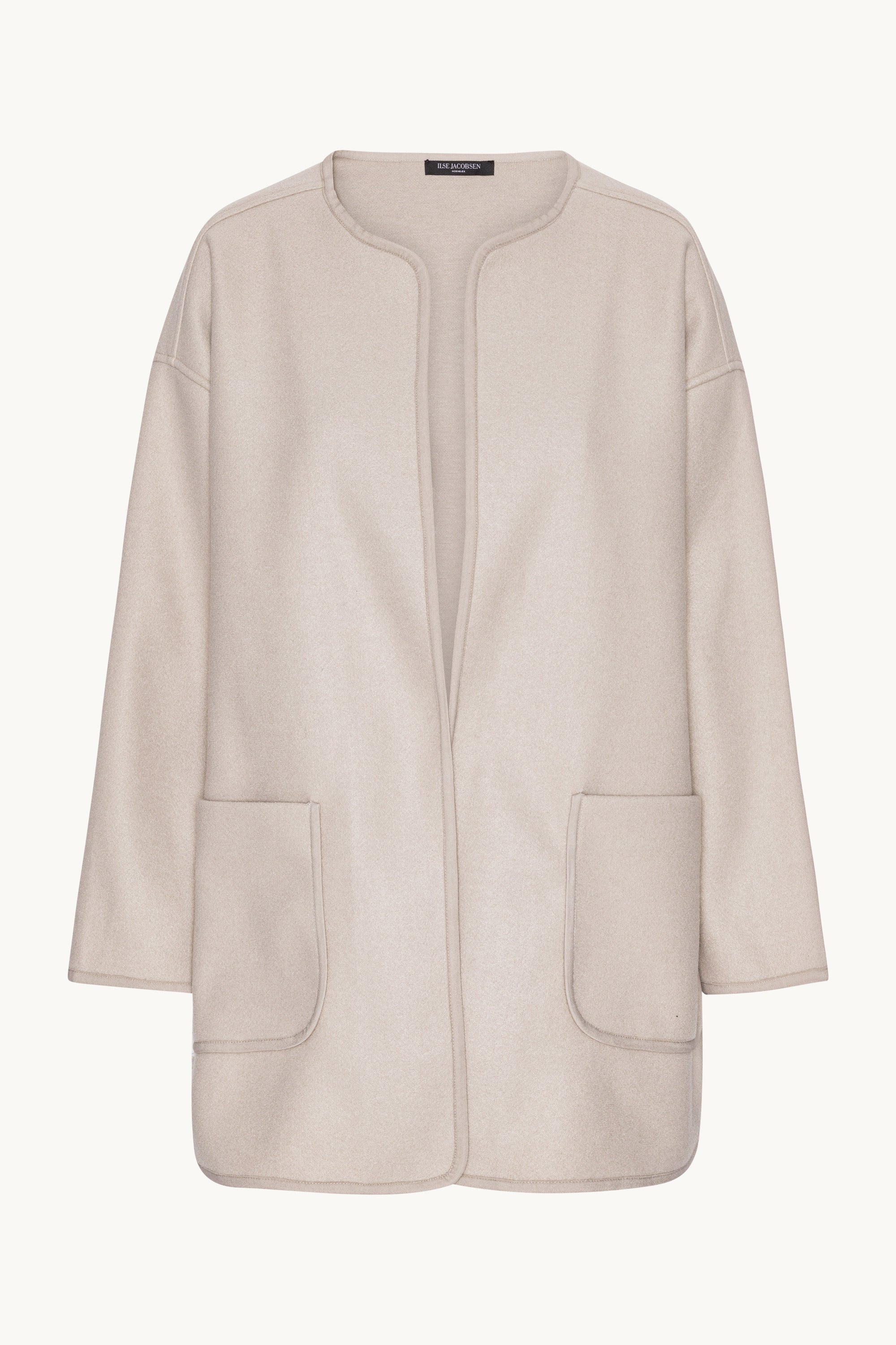 Gefilzte Casual Jacke - White Pepper