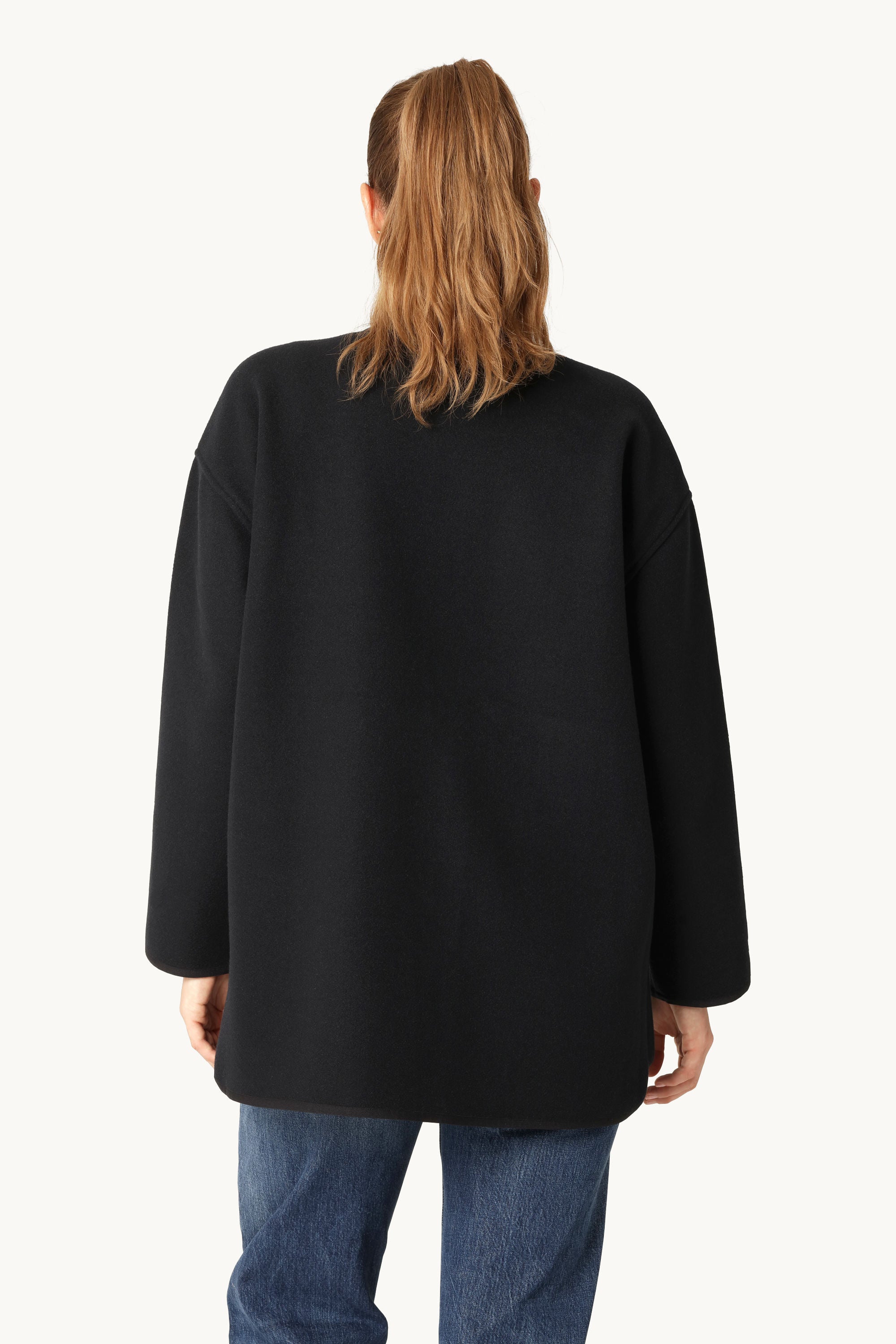 Gefilzte Casual Jacke - Dark Indigo