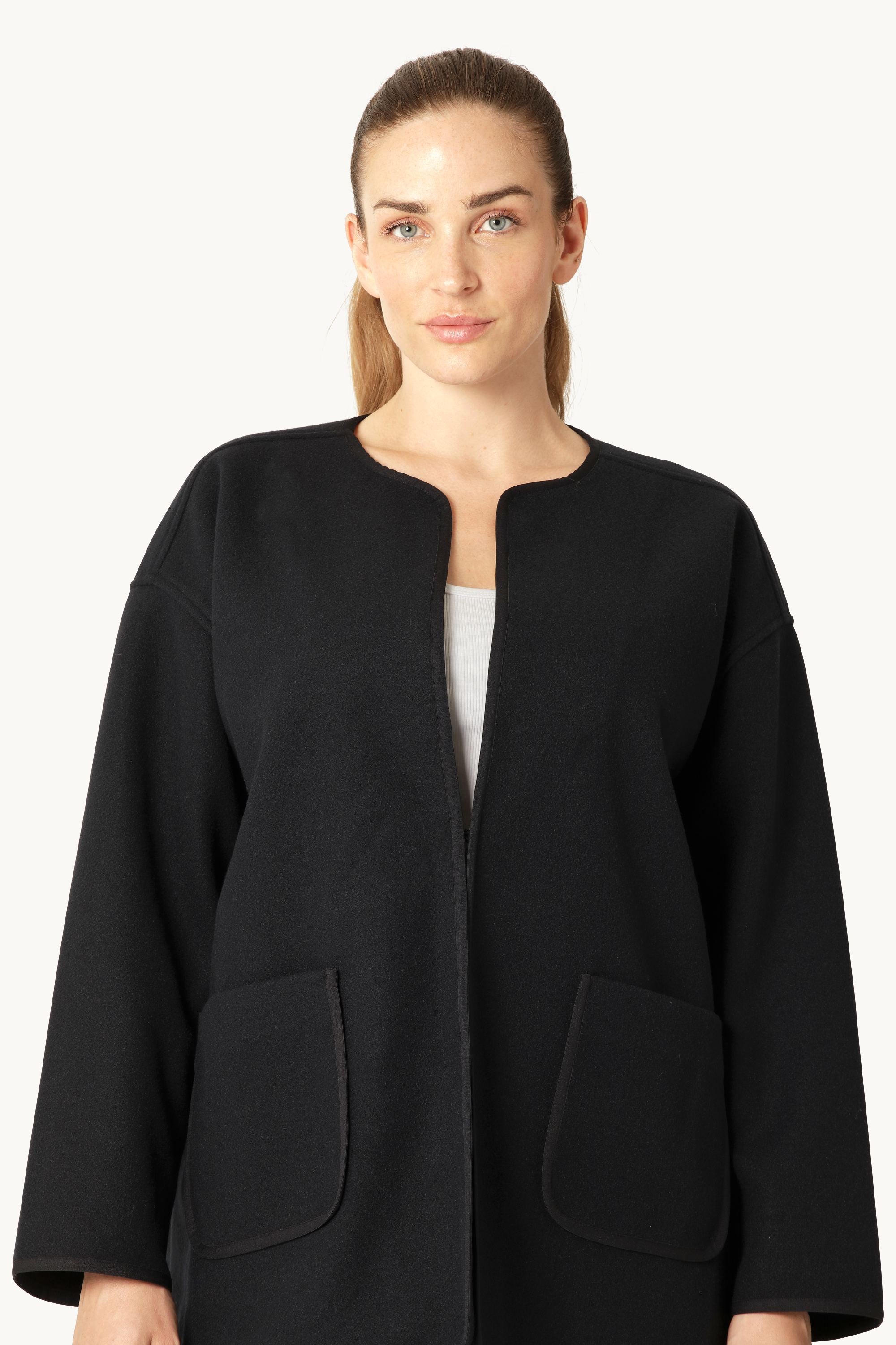 Gefilzte Casual Jacke - Dark Indigo