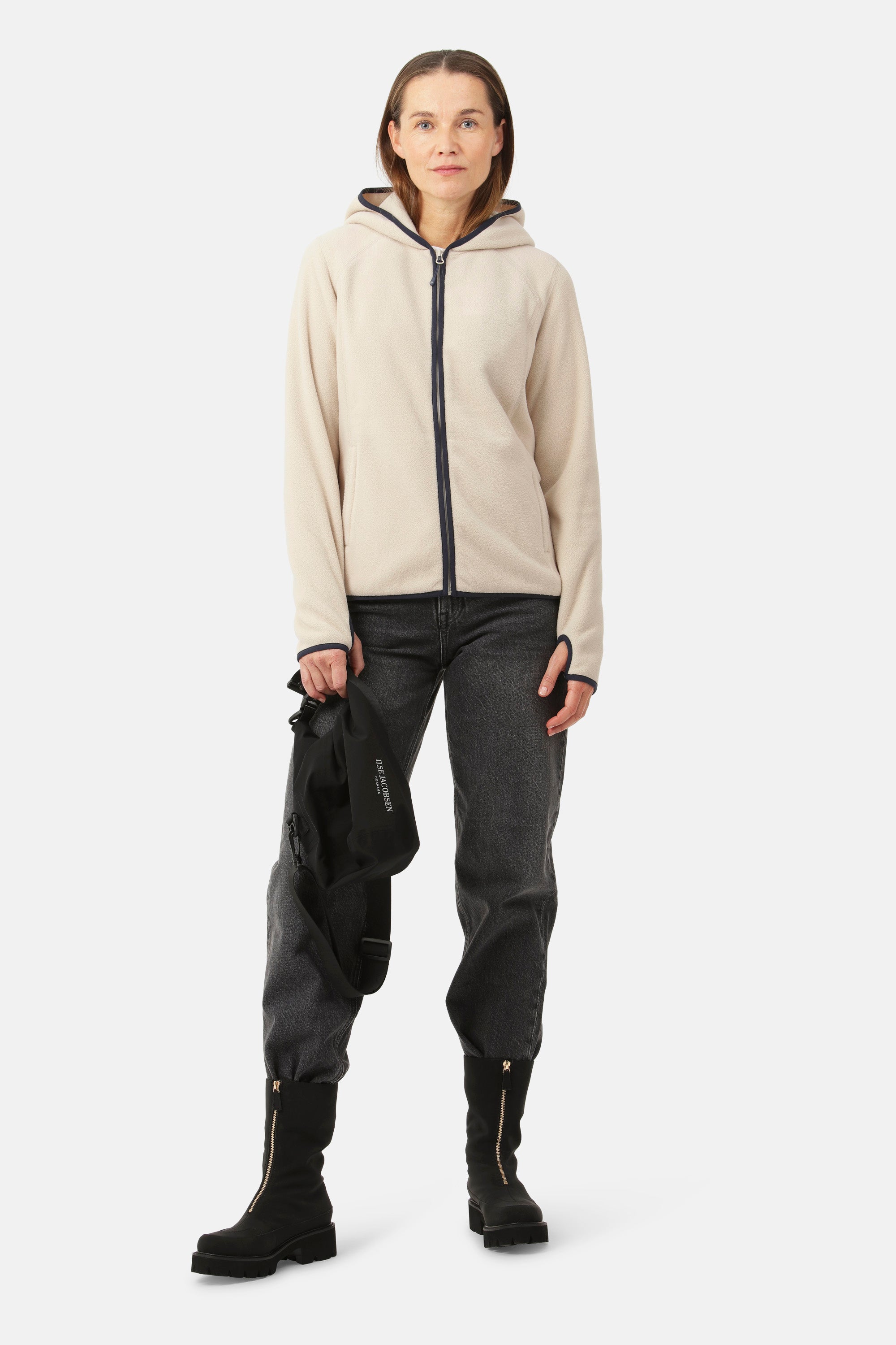 Ilse Jacobsen Hornbæk Outerwear Fleece Jacket Jacket 112 Light Sand