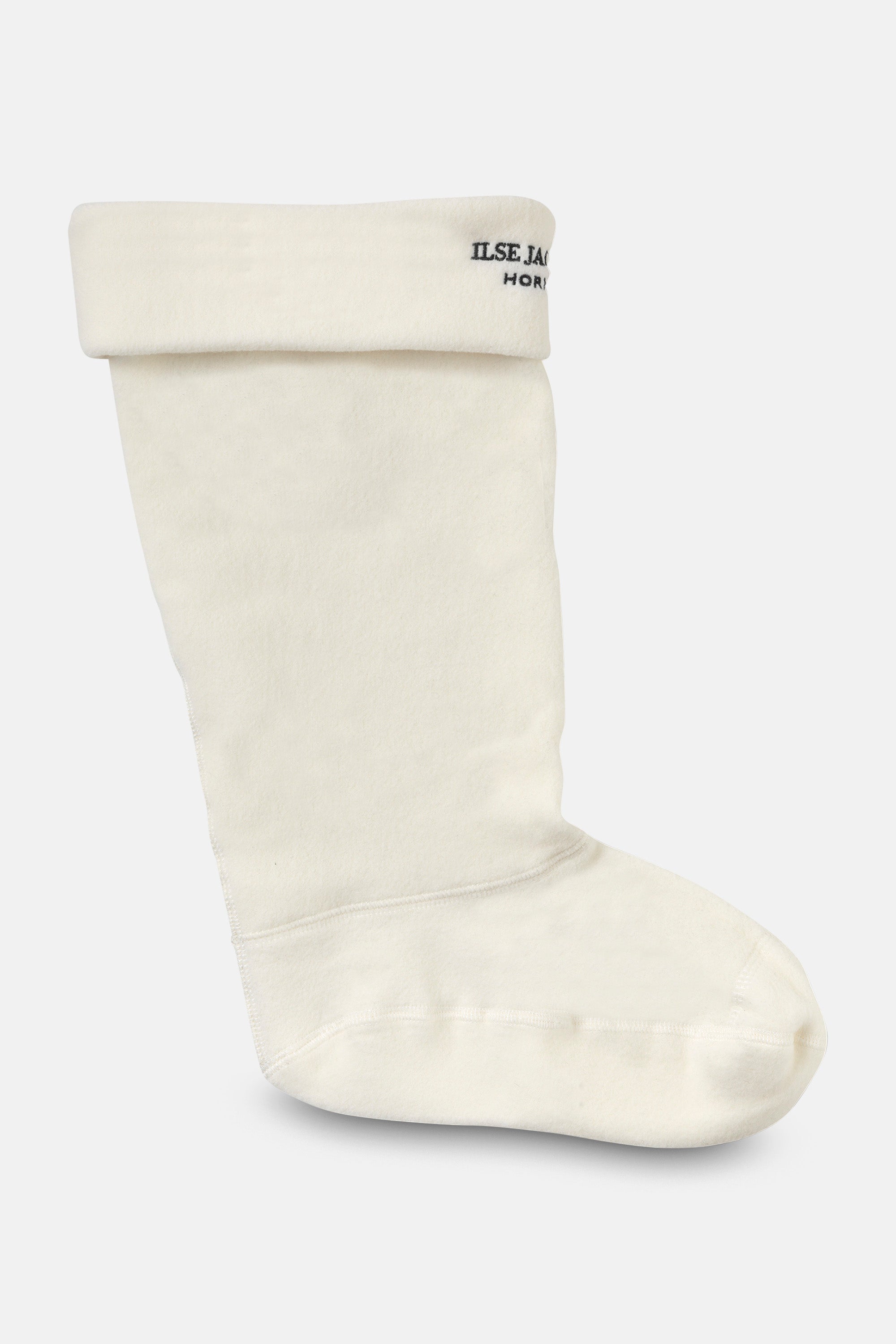 Ilse Jacobsen Hornbæk Footwear Gefütterte Socken Für RUB1 Hohe Gummistiefel Scarf 120001 Creme Black
