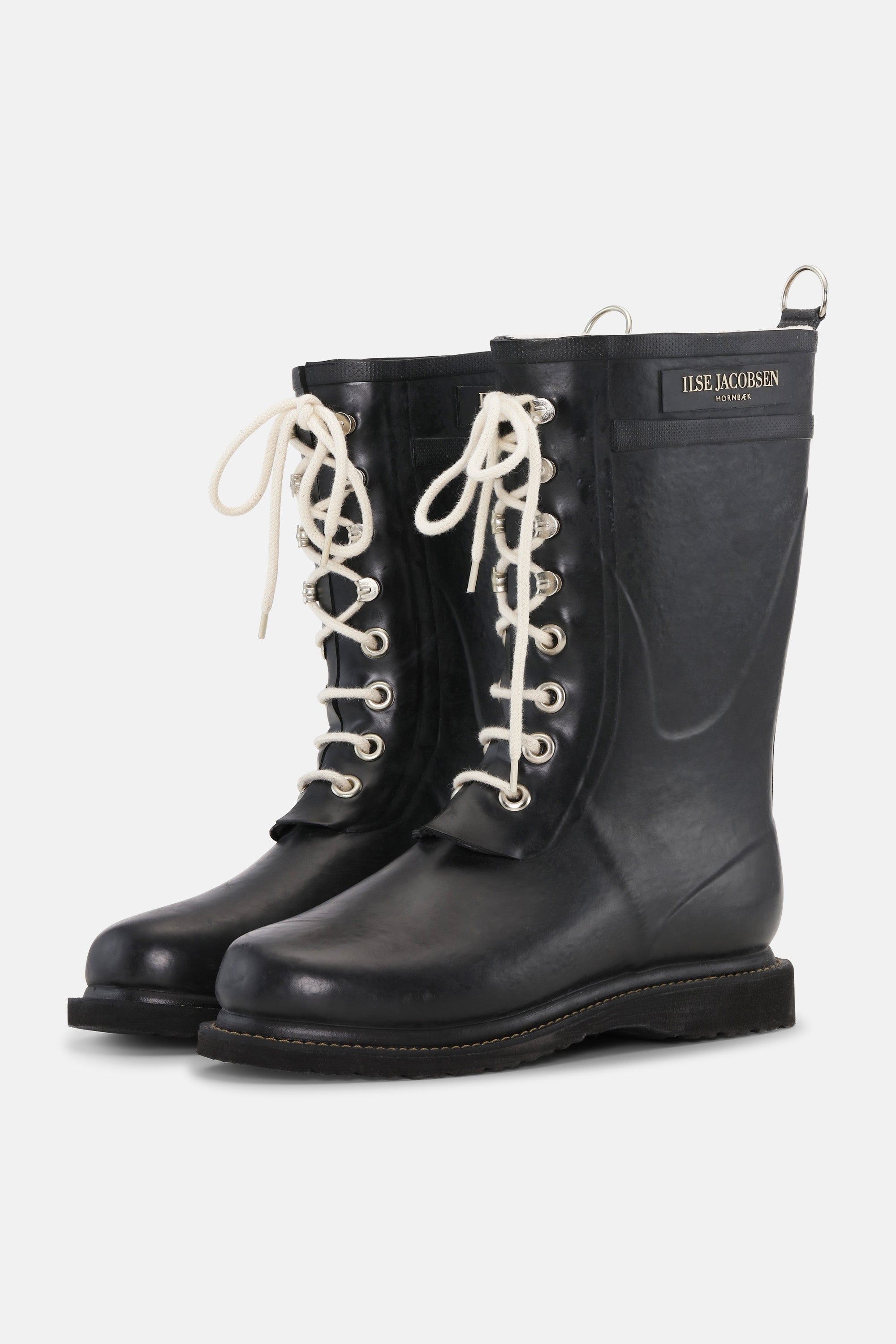 Ilse Jacobsen Hornbæk Footwear Halbhohe Gummistiefel Rain boots 01 Black