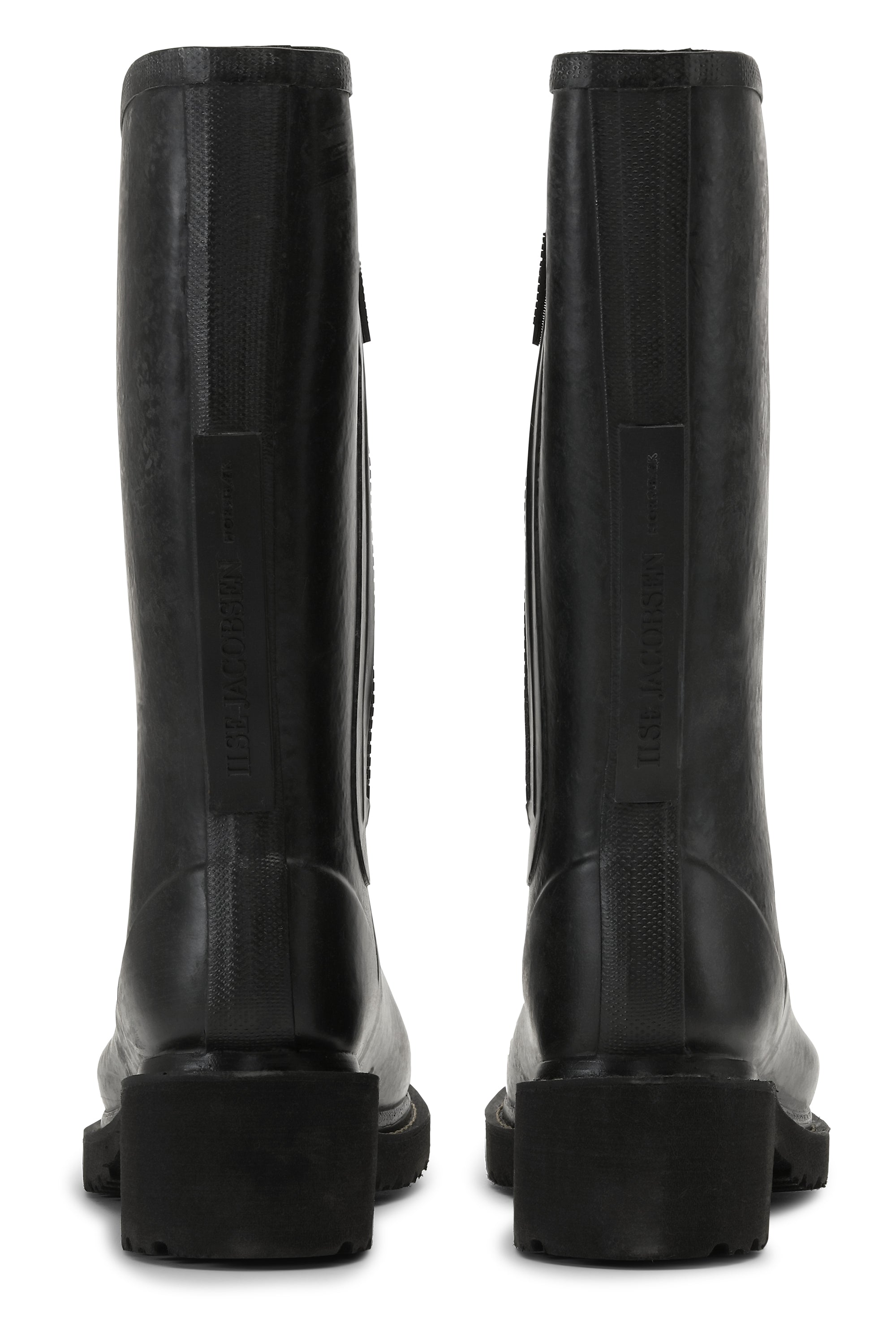 Ilse Jacobsen Hornbæk Footwear Halbhohe Gummistiefel Mit Reißverschluss Rain boots 001 Black