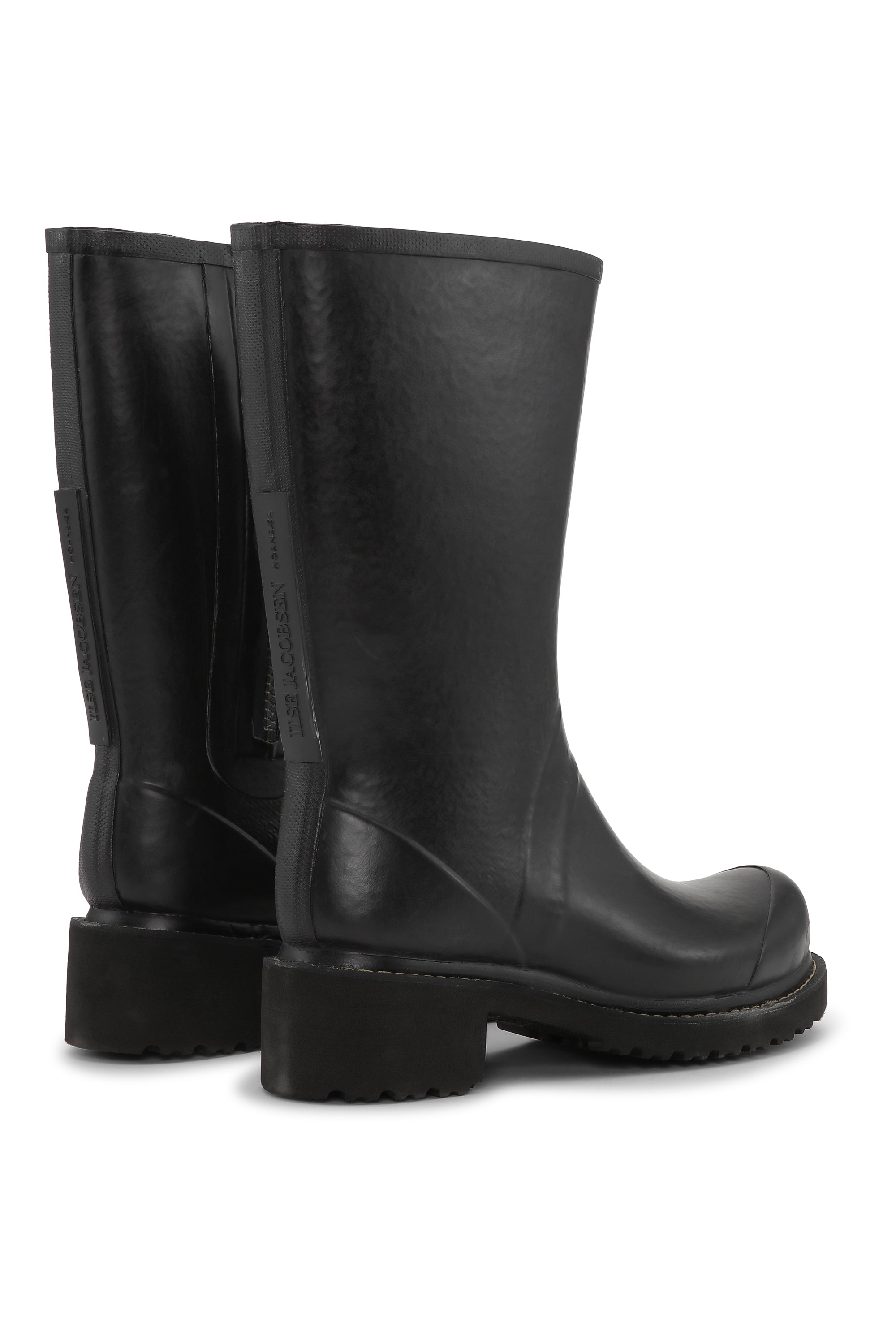 Ilse Jacobsen Hornbæk Footwear Halbhohe Gummistiefel Mit Reißverschluss Rain boots 001 Black