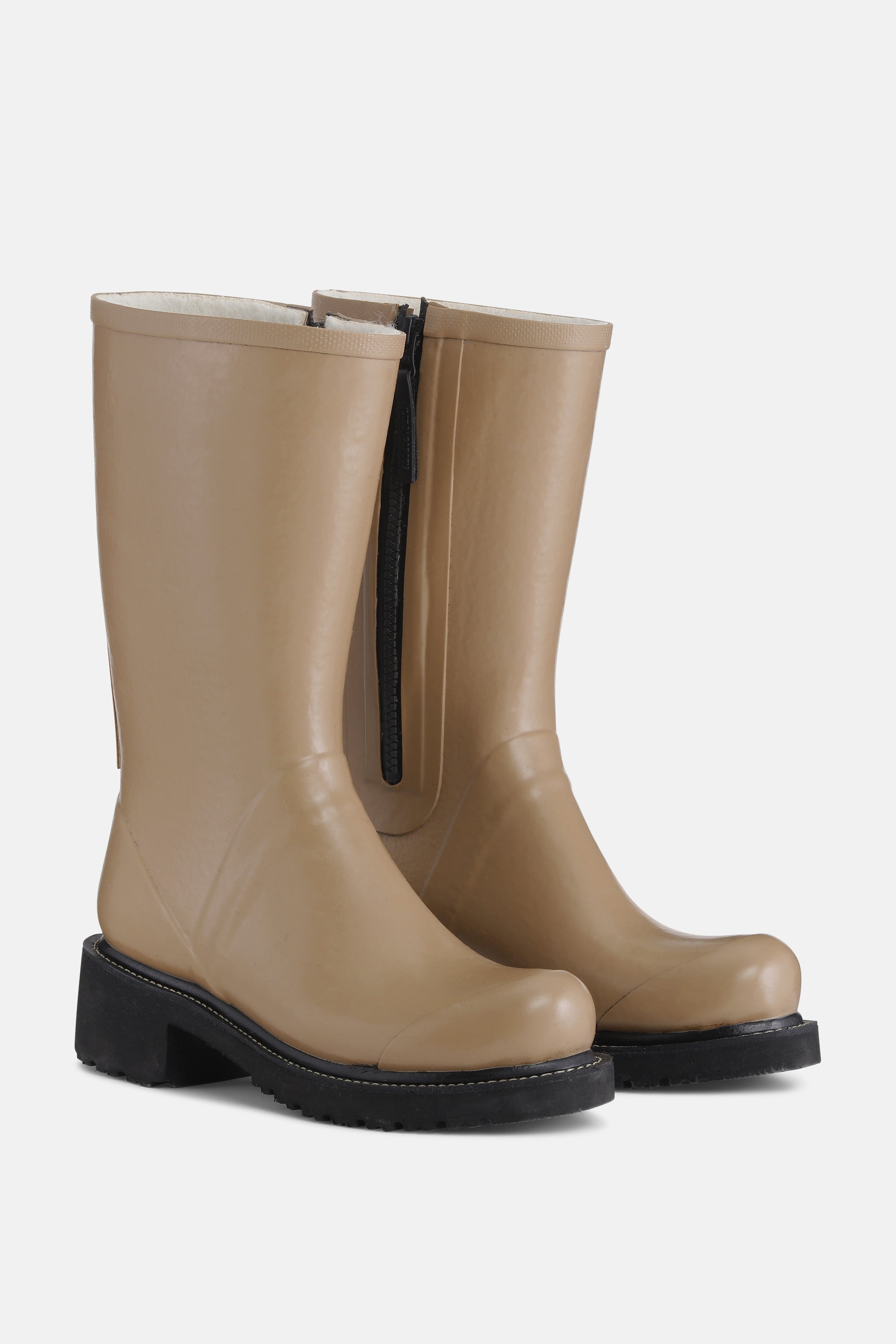 Ilse Jacobsen Hornbæk Footwear Halbhohe Gummistiefel Mit Reißverschluss Rain boots 224 Otter