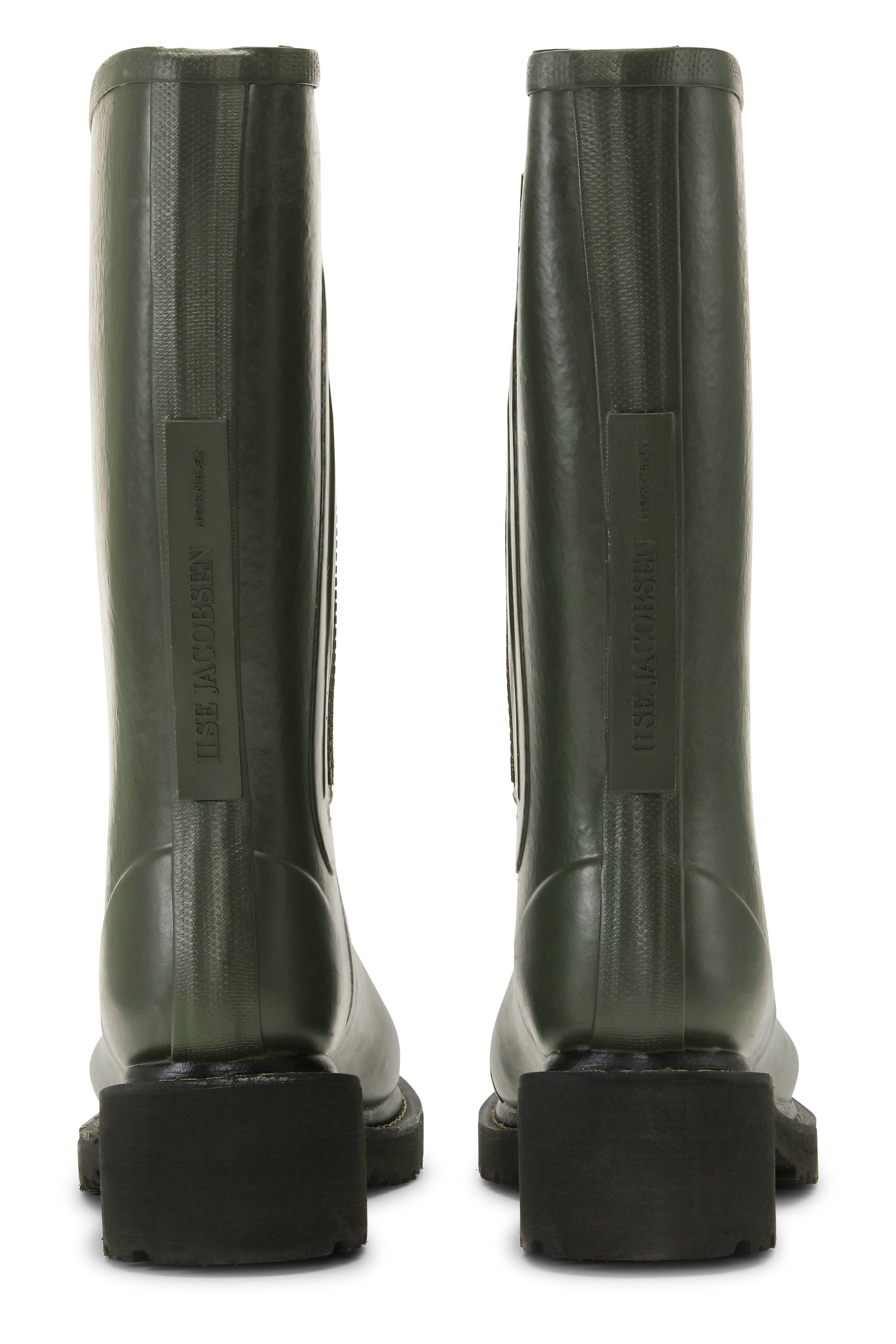 Ilse Jacobsen Hornbæk Footwear Halbhohe Gummistiefel Mit Reißverschluss Rain boots 410 Army