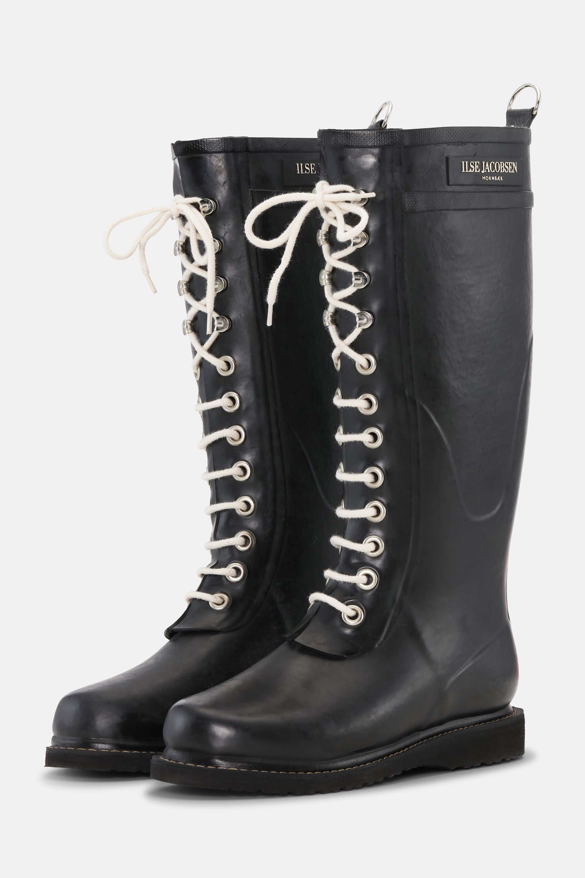 Ilse Jacobsen Hornbæk Footwear  Hohe Gummistiefel Rain boots 01 Black