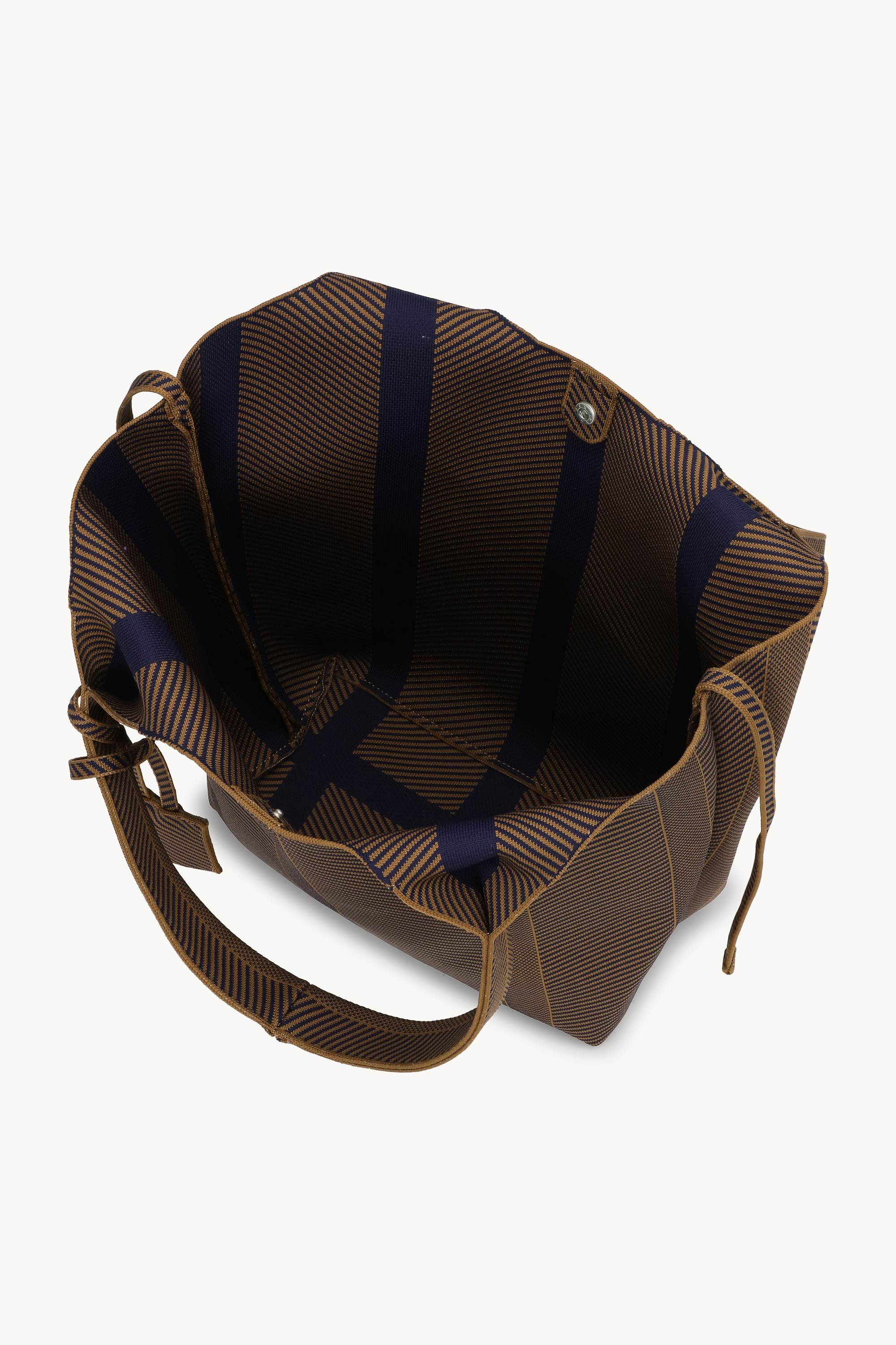 Knitted Bag - Dark Indigo Buckthorn Brown