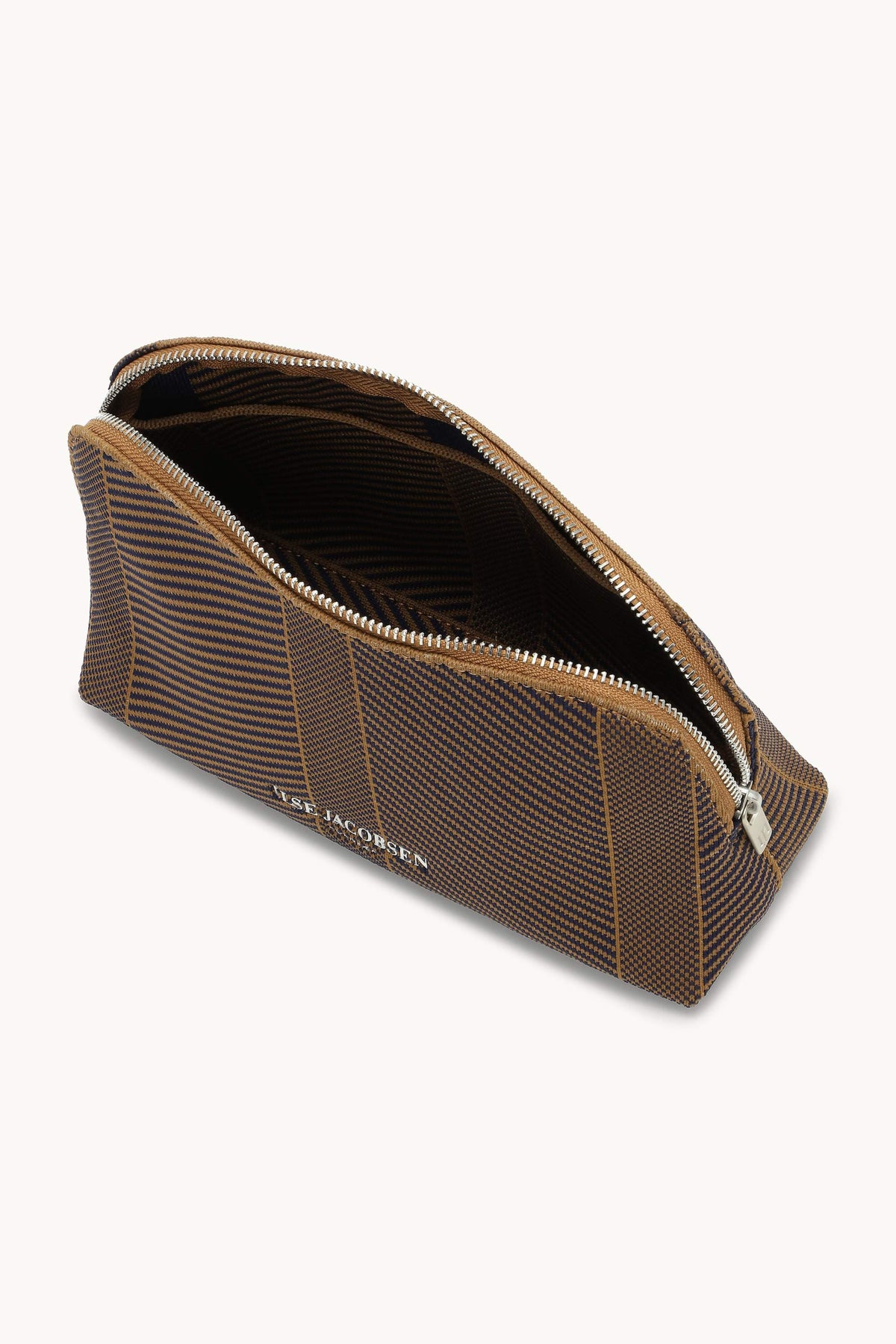 Gestrickte Kosmetiktasche - Dark Indigo Buckthorn Brown