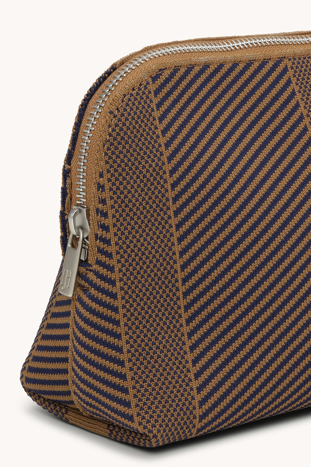 Gestrickte Kosmetiktasche - Dark Indigo Buckthorn Brown