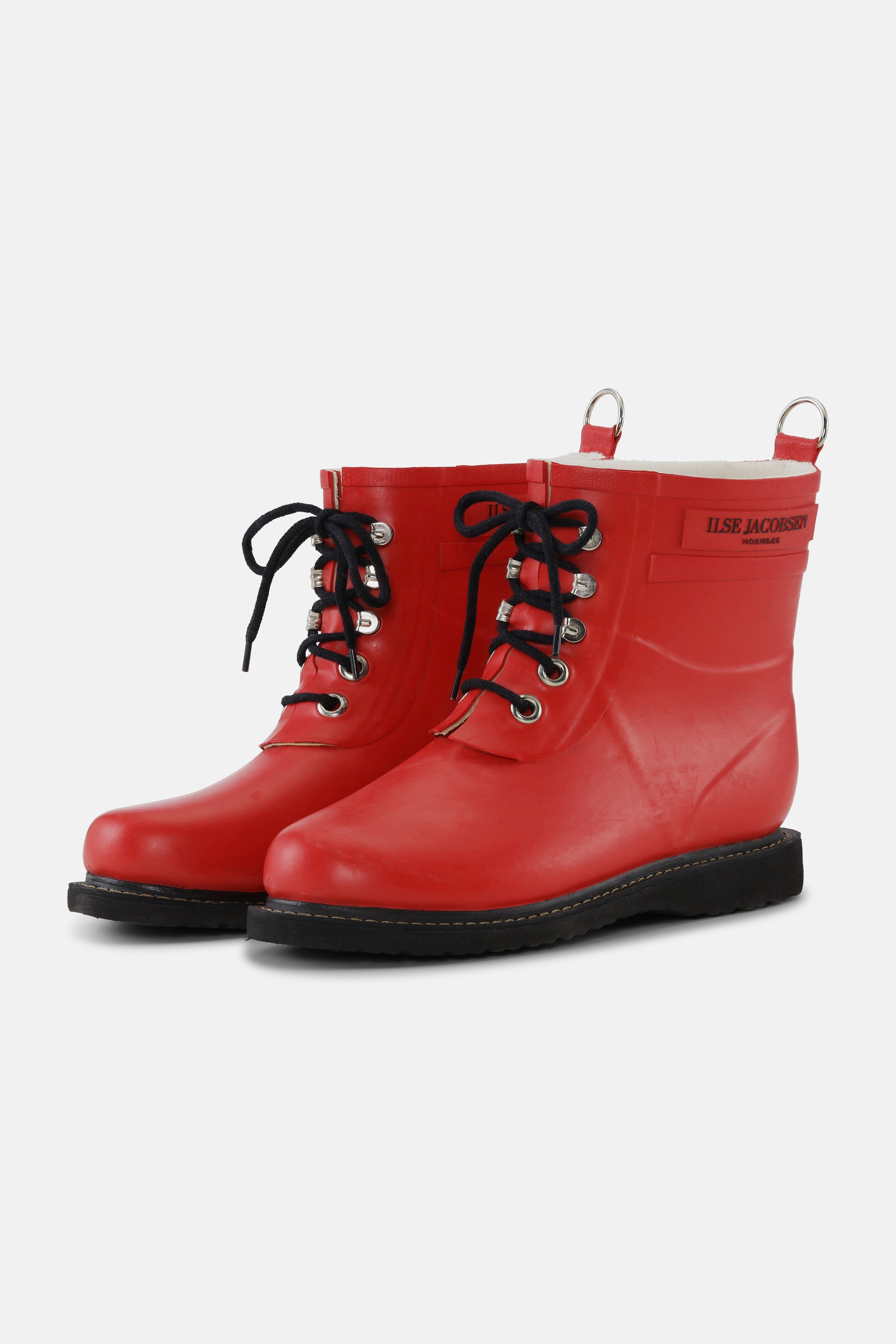 Ilse Jacobsen Hornbæk Footwear Kurze Gummistiefel Rain boots 303 Deep Red